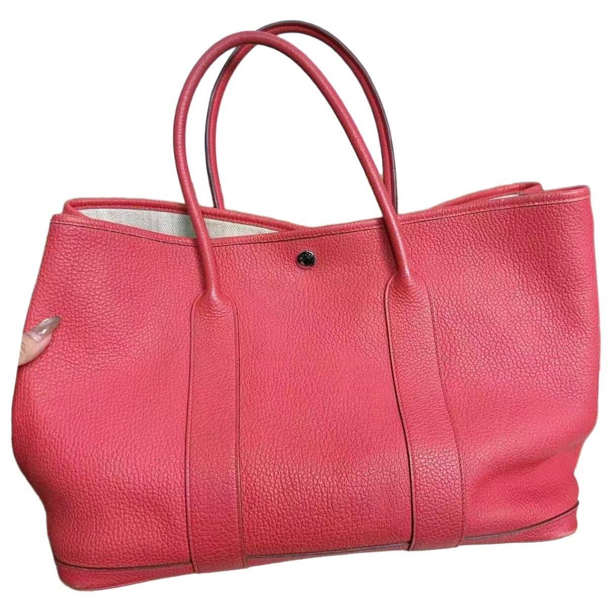 Garden Party leather handbag