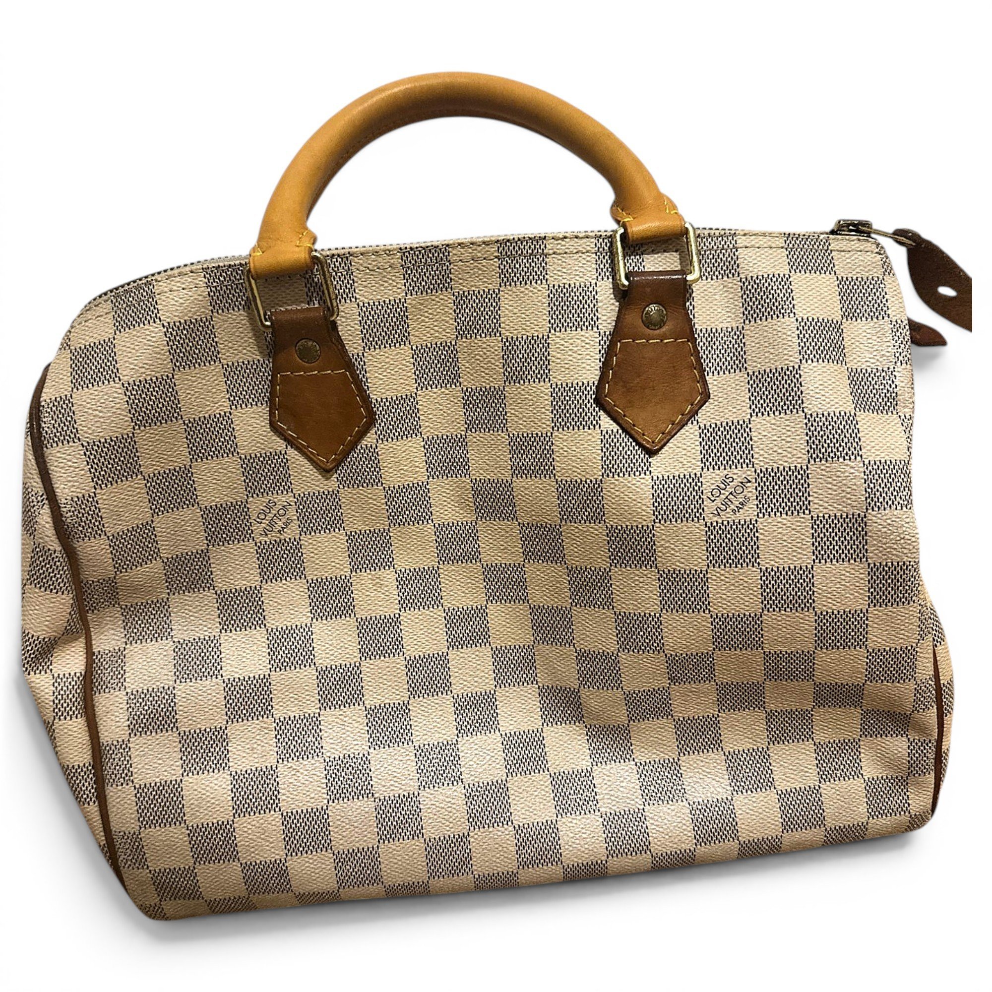 Speedy leather handbag