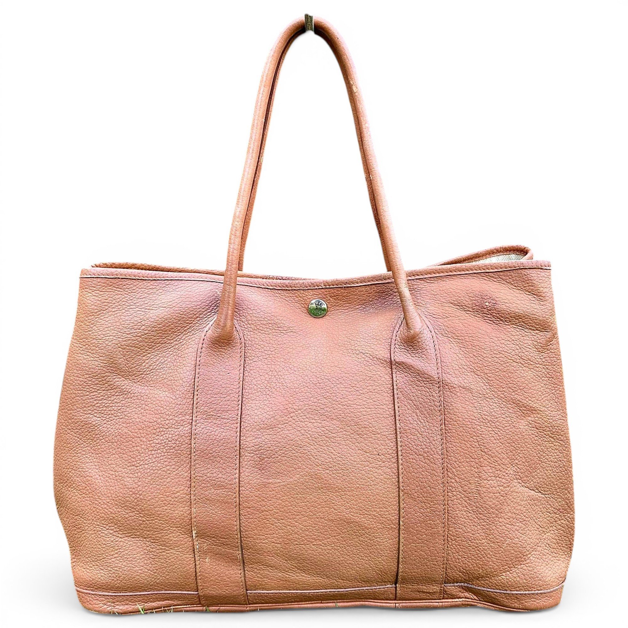 Hermes Garden Party 36 Handbag Negonda Leather 2007