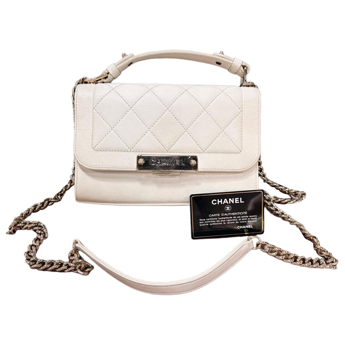 Leather handbag