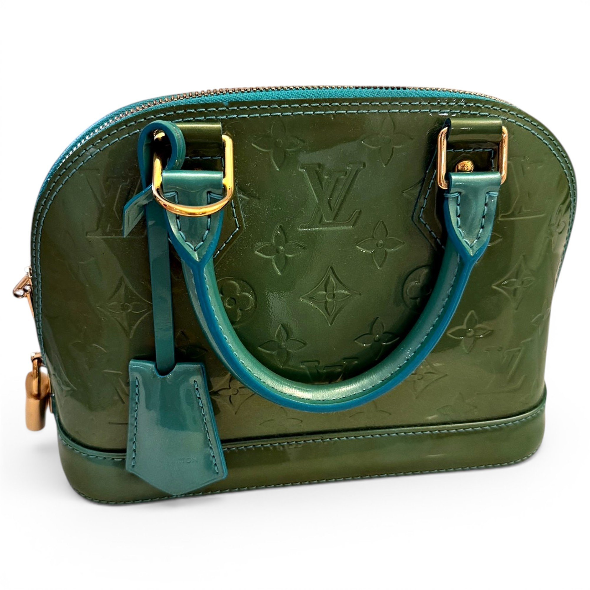 Alma BB patent leather handbag