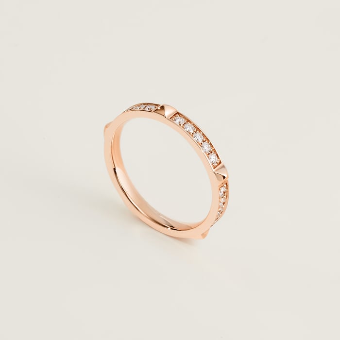 Sans Coloris Hermès Clou d'H Ring, Very Small Model