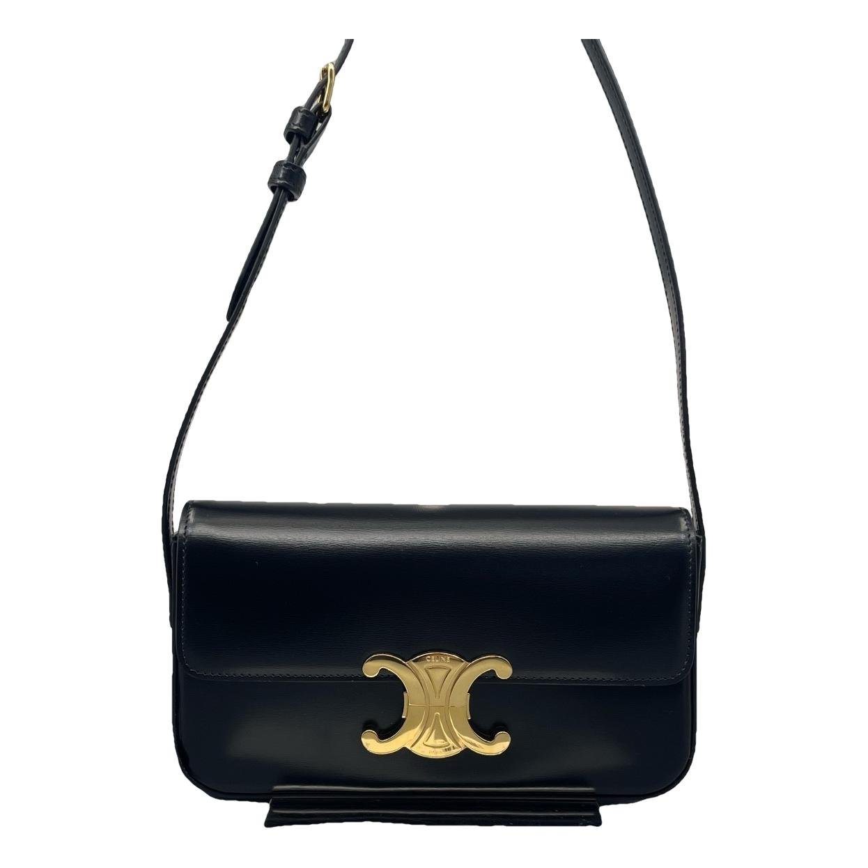 Triomphe Long leather handbag