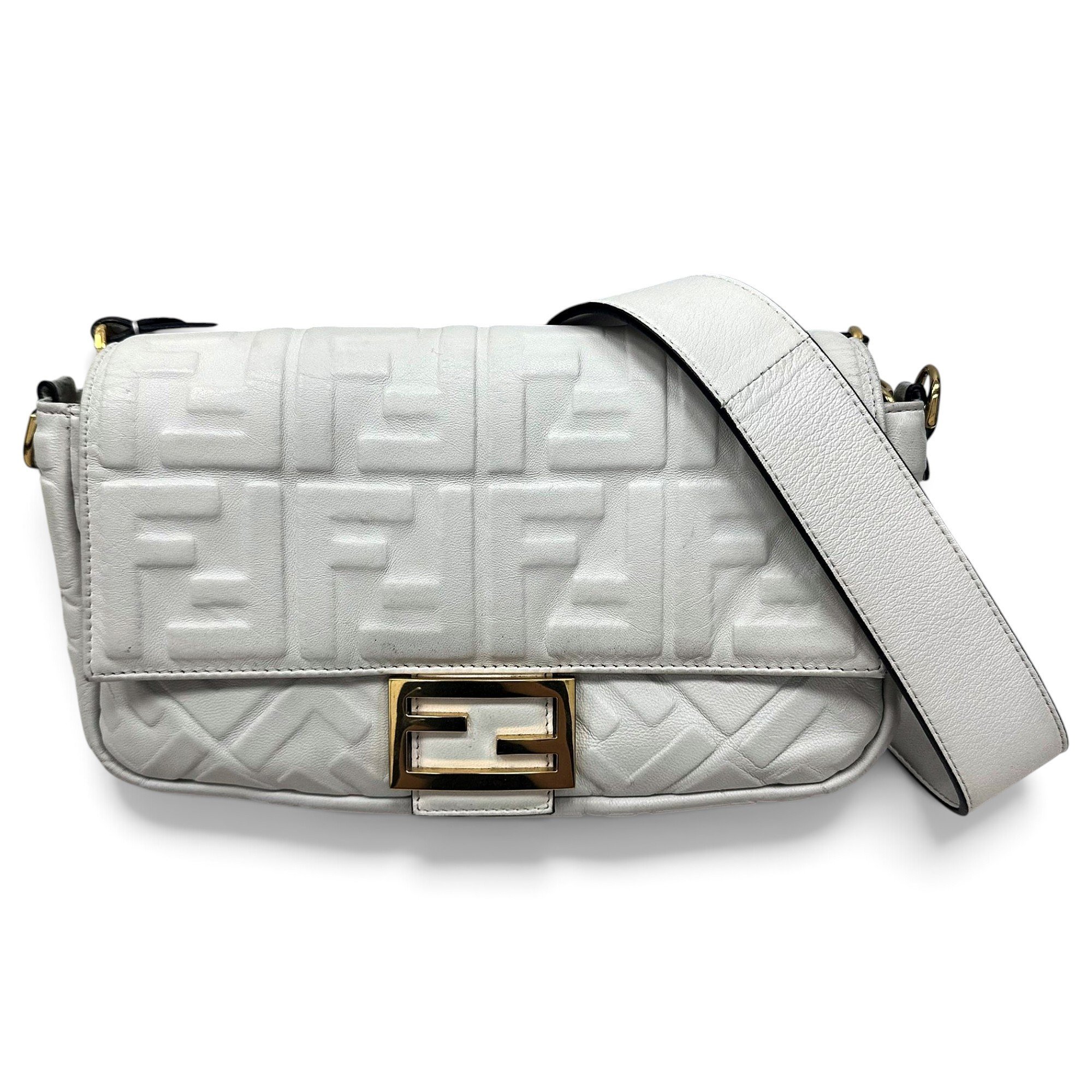 Baguette leather handbag