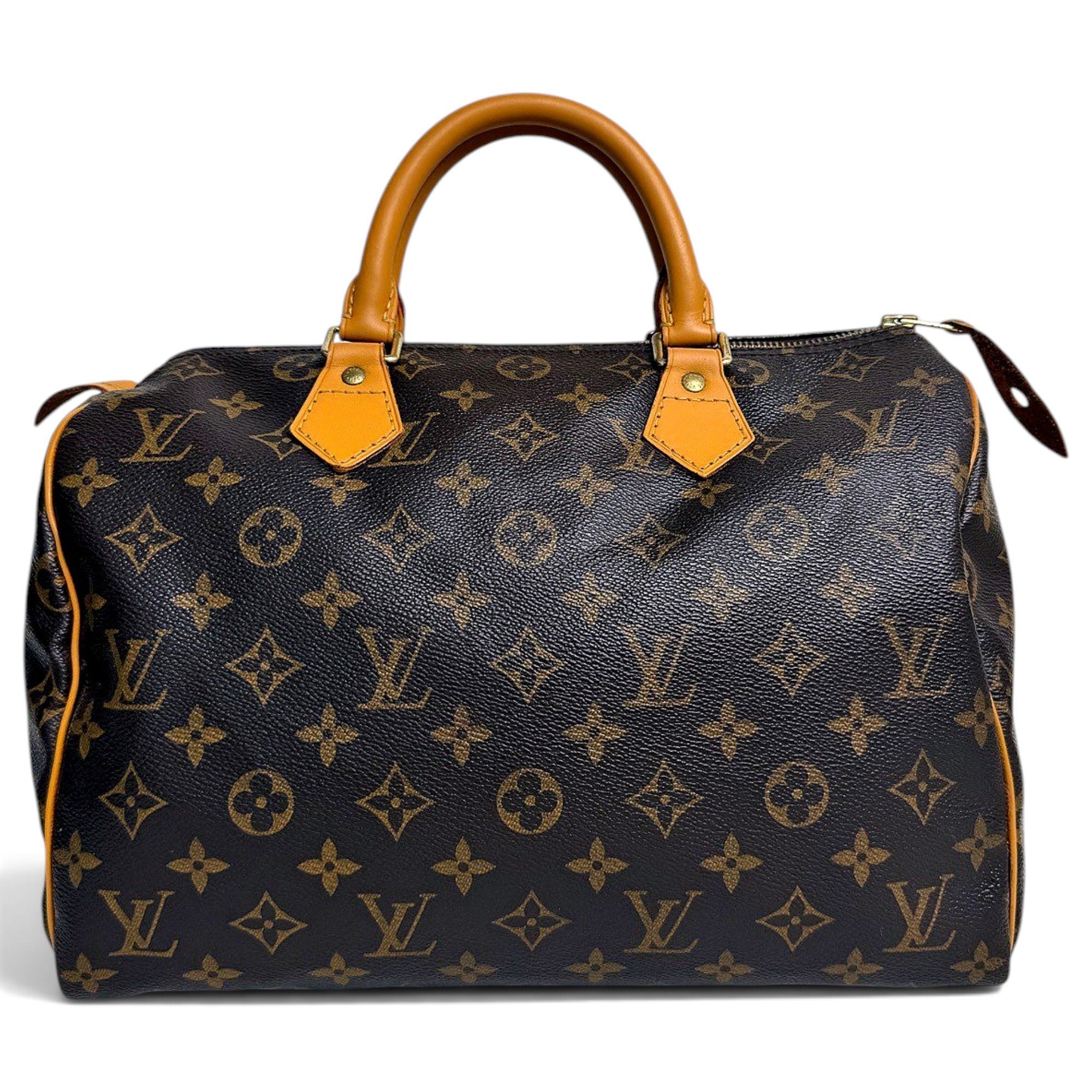 Speedy leather handbag
