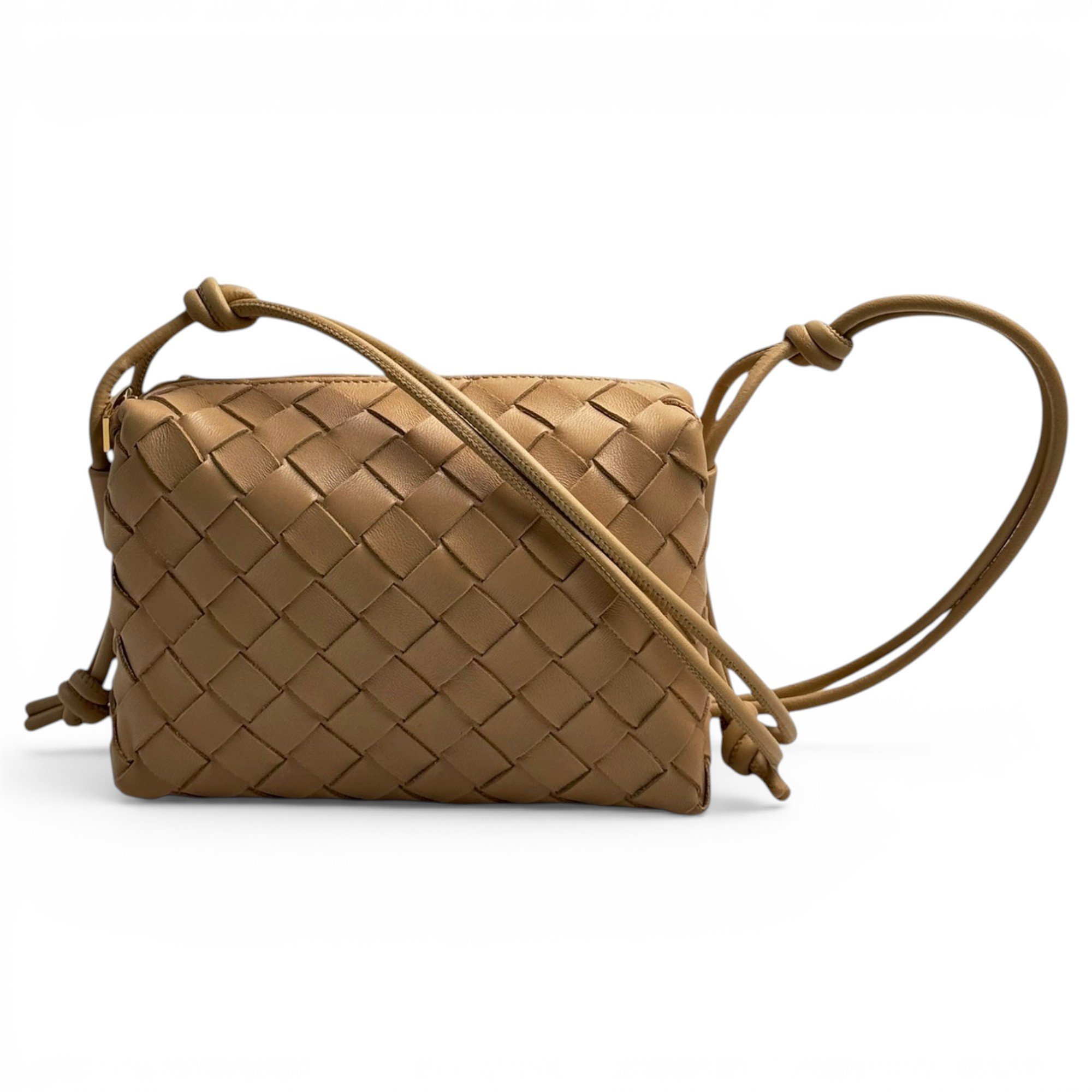 Loop leather crossbody bag