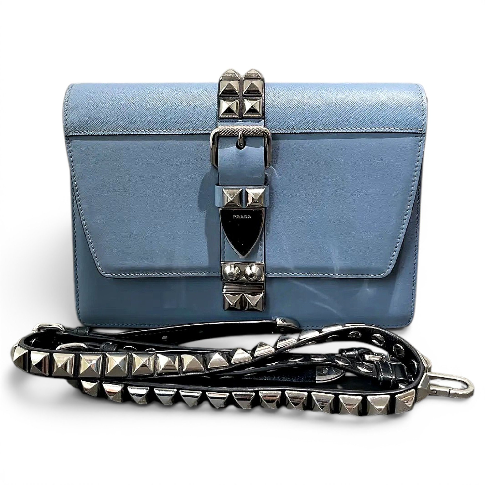 Elektra leather crossbody bag