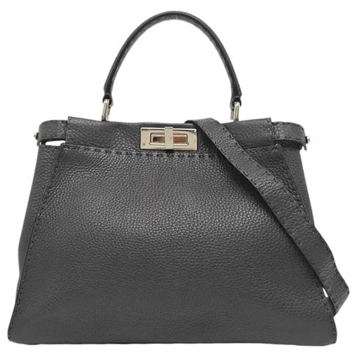 Peekaboo leather handbag