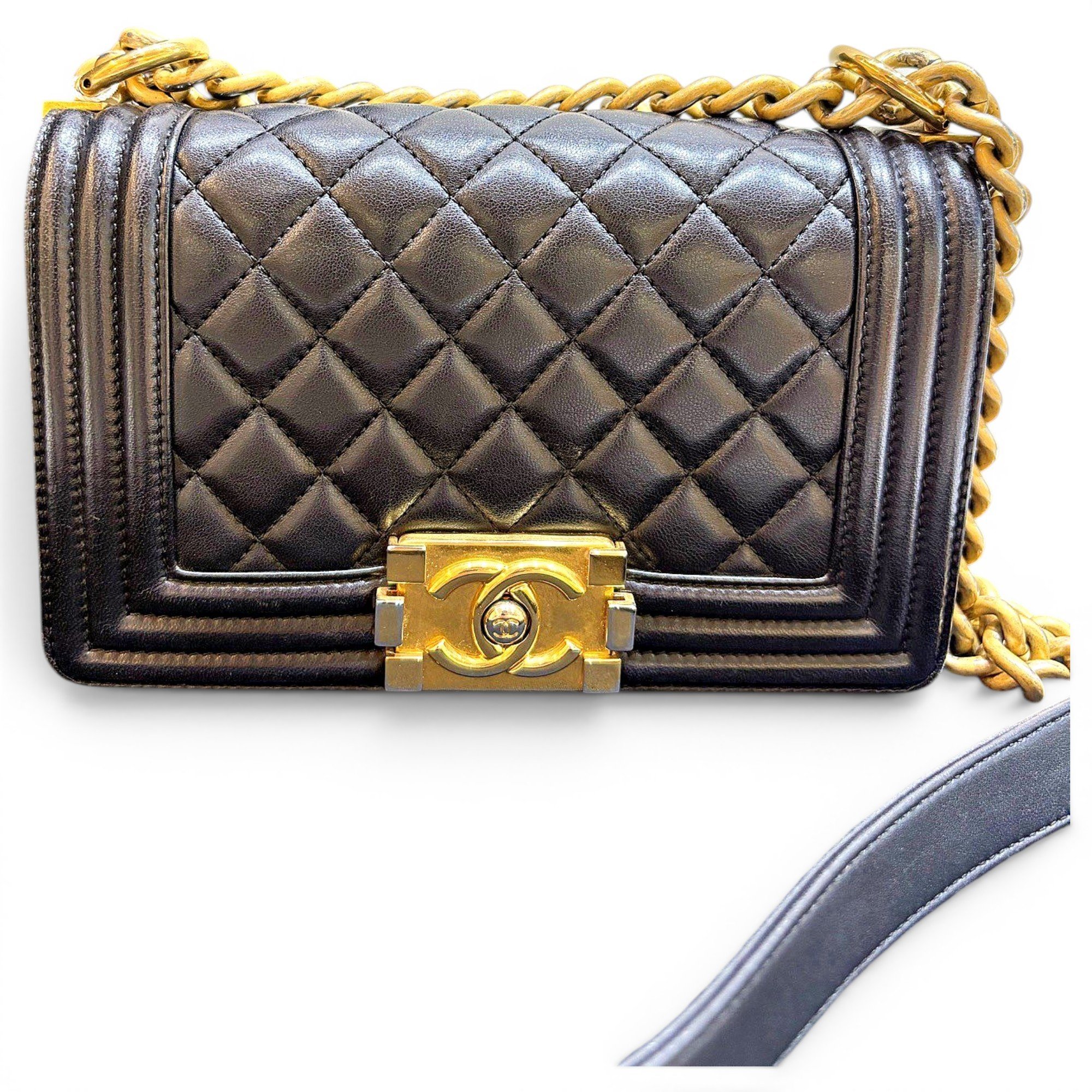 Boy leather crossbody bag