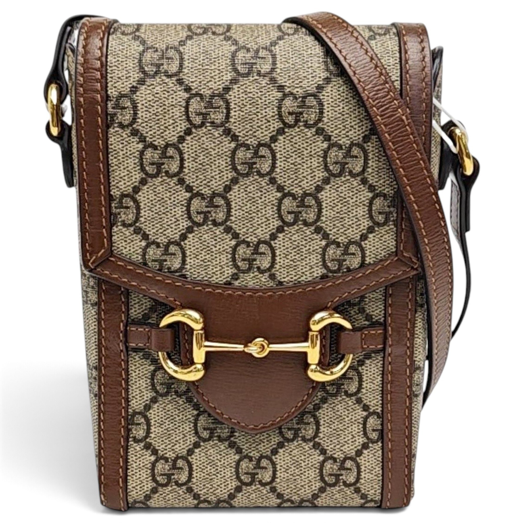 Handle Horsebit 1955 leather handbag