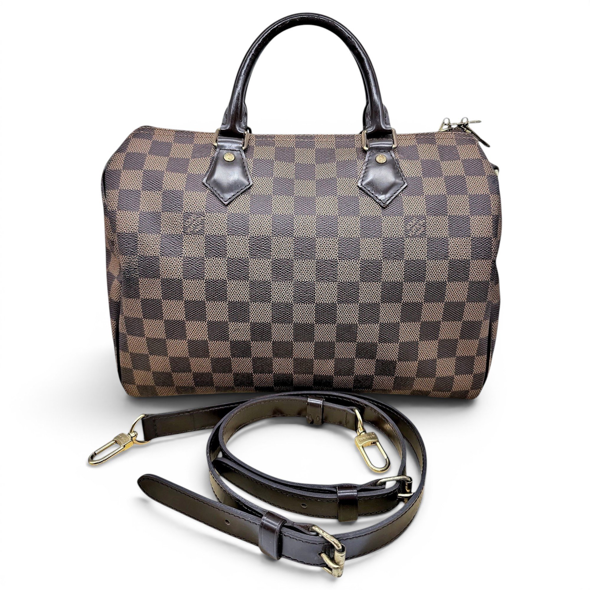 Speedy leather handbag