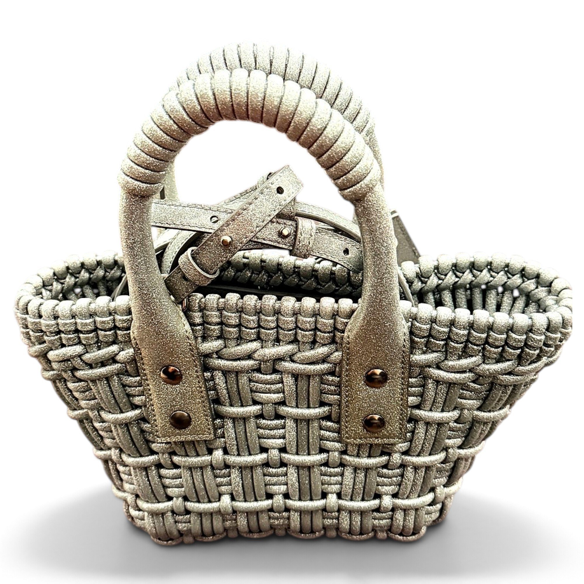Bistro Panier leather tote