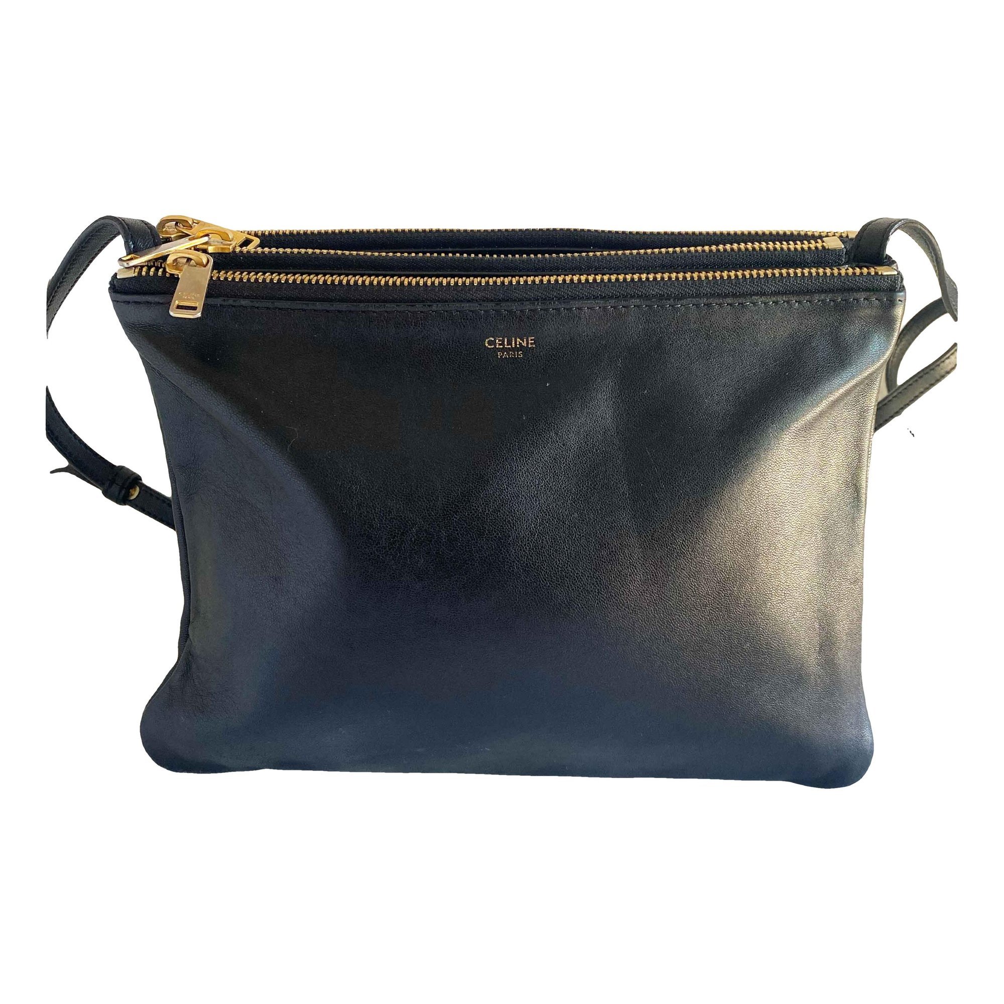 Trio leather crossbody bag