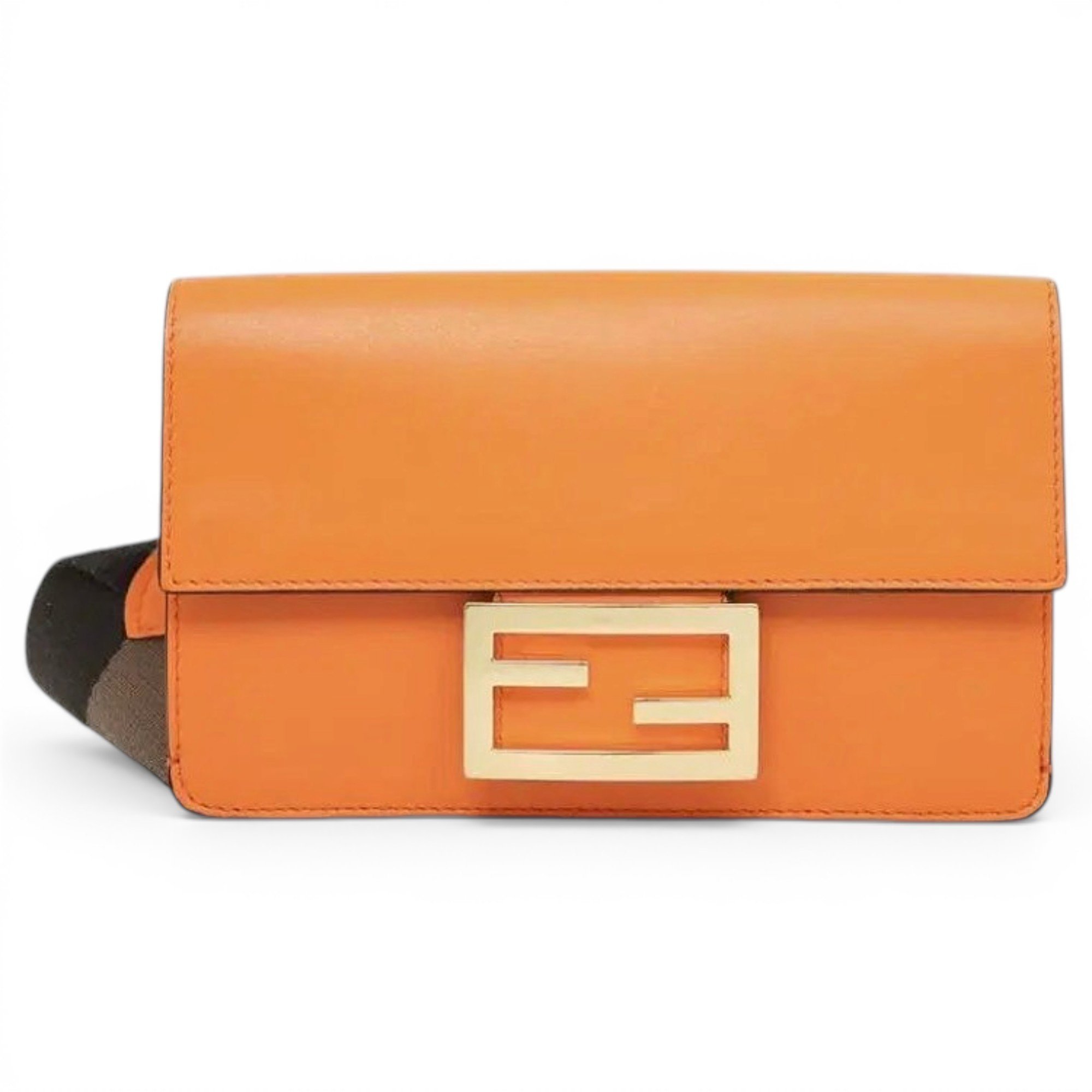 Baguette leather handbag