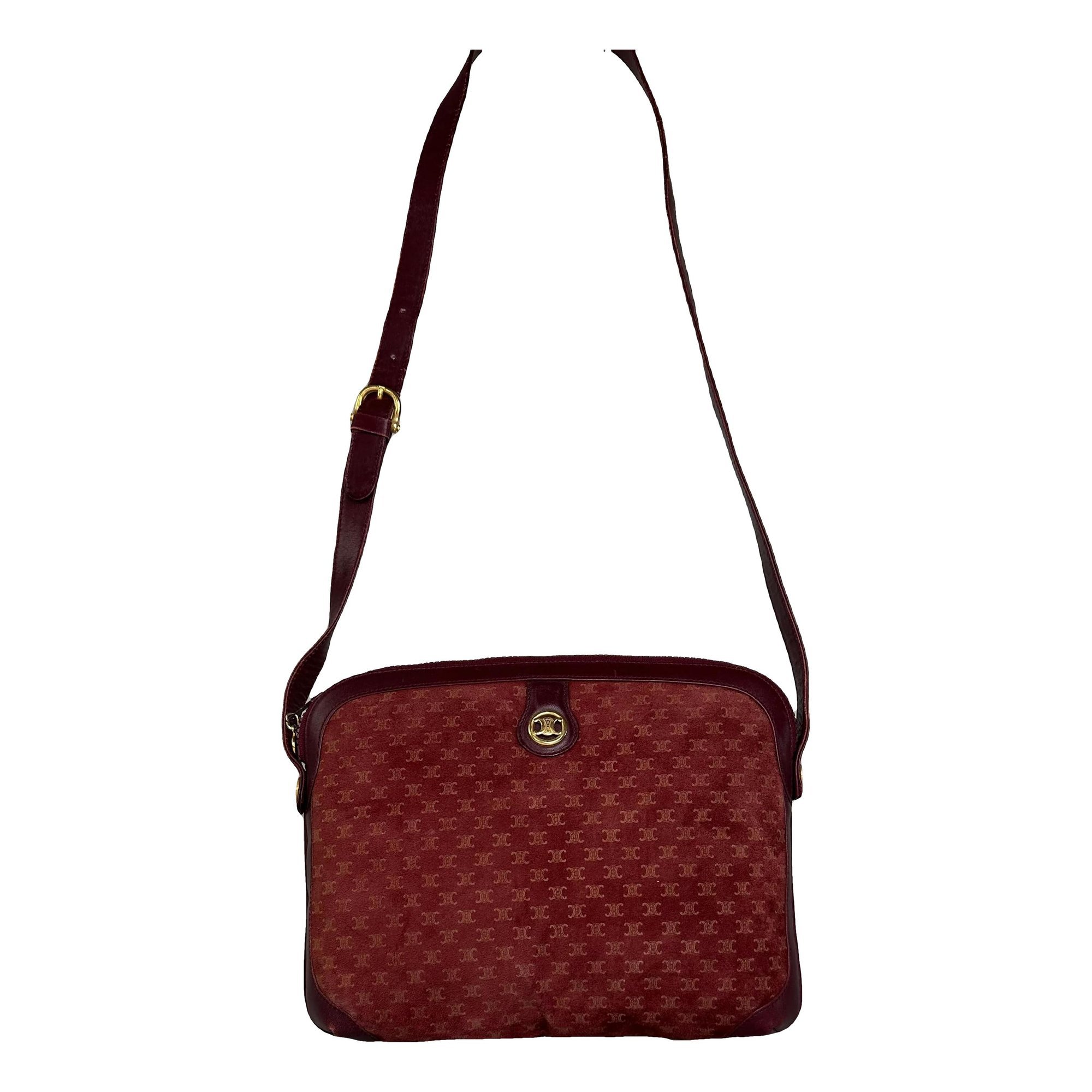 Triomphe leather handbag