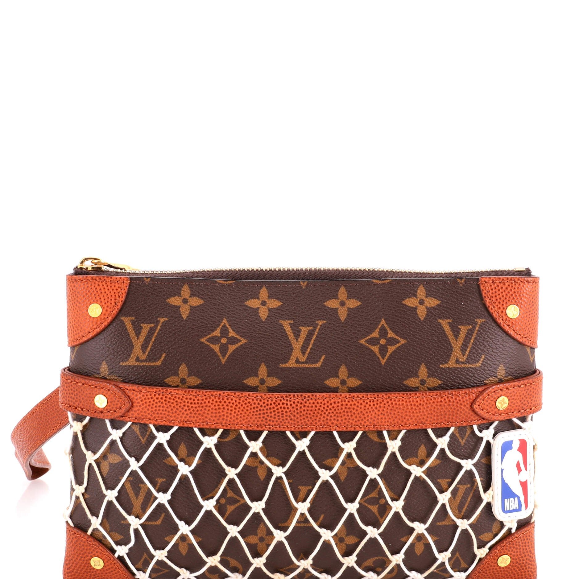 x NBA Net Flat Pouch Monogram Canvas