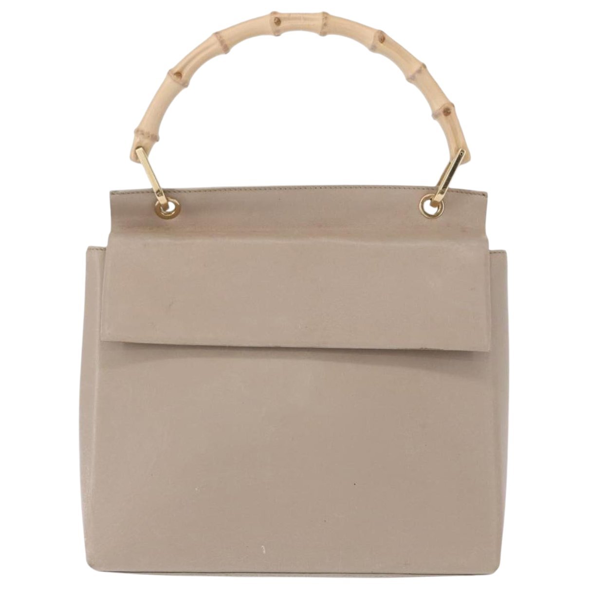 Bamboo leather handbag