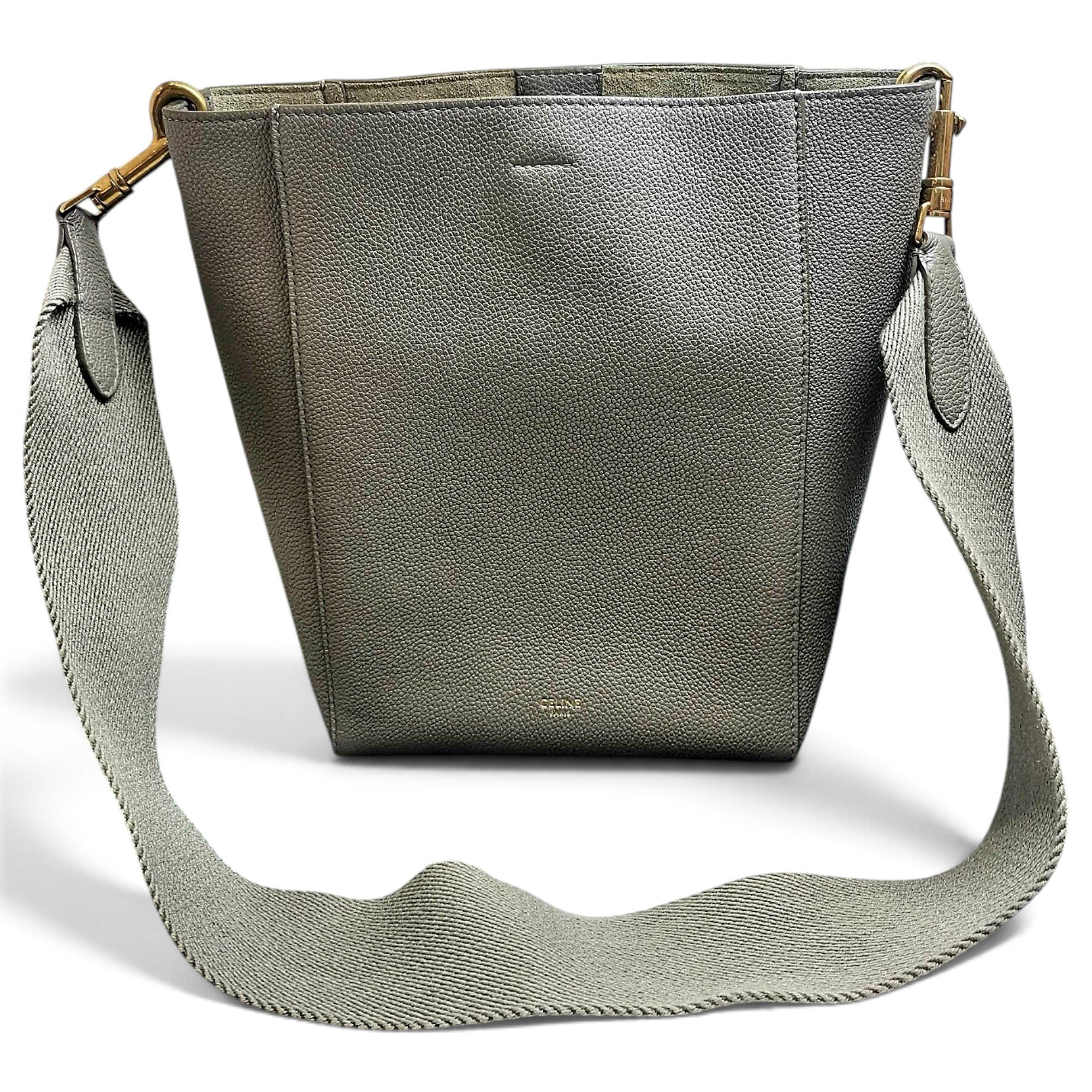 Seau Sangle leather handbag