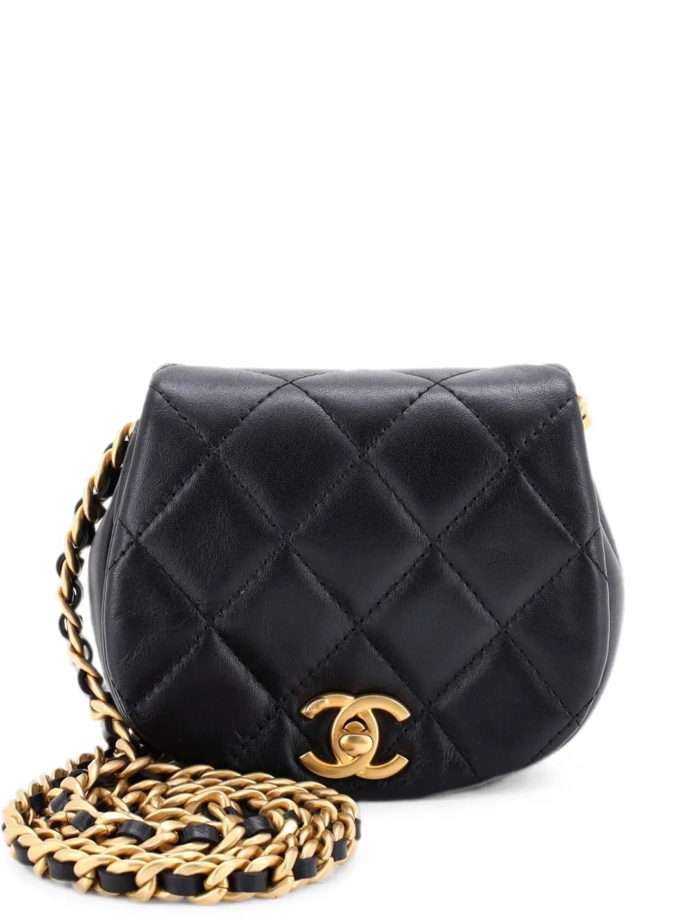 Coco Mail Clutch with Chain Quilted Calfskin Mini crossbody bag
