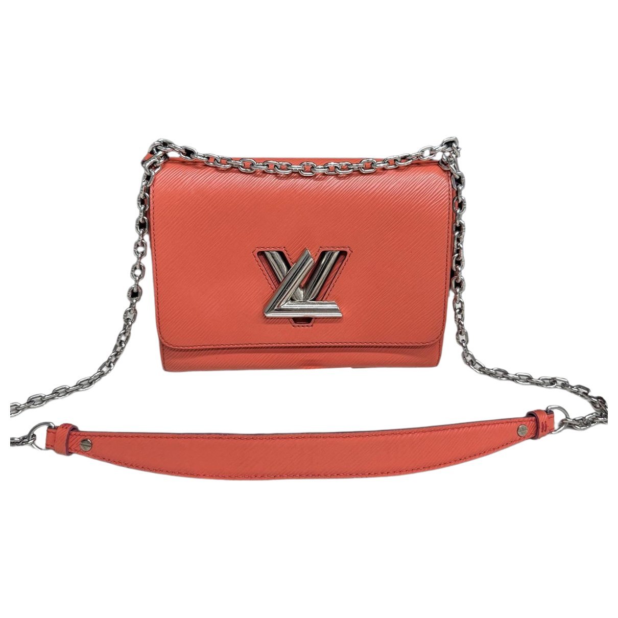 Twist leather crossbody bag