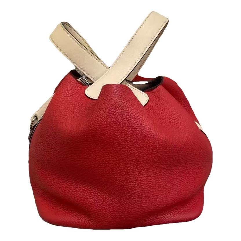 Picotin leather handbag
