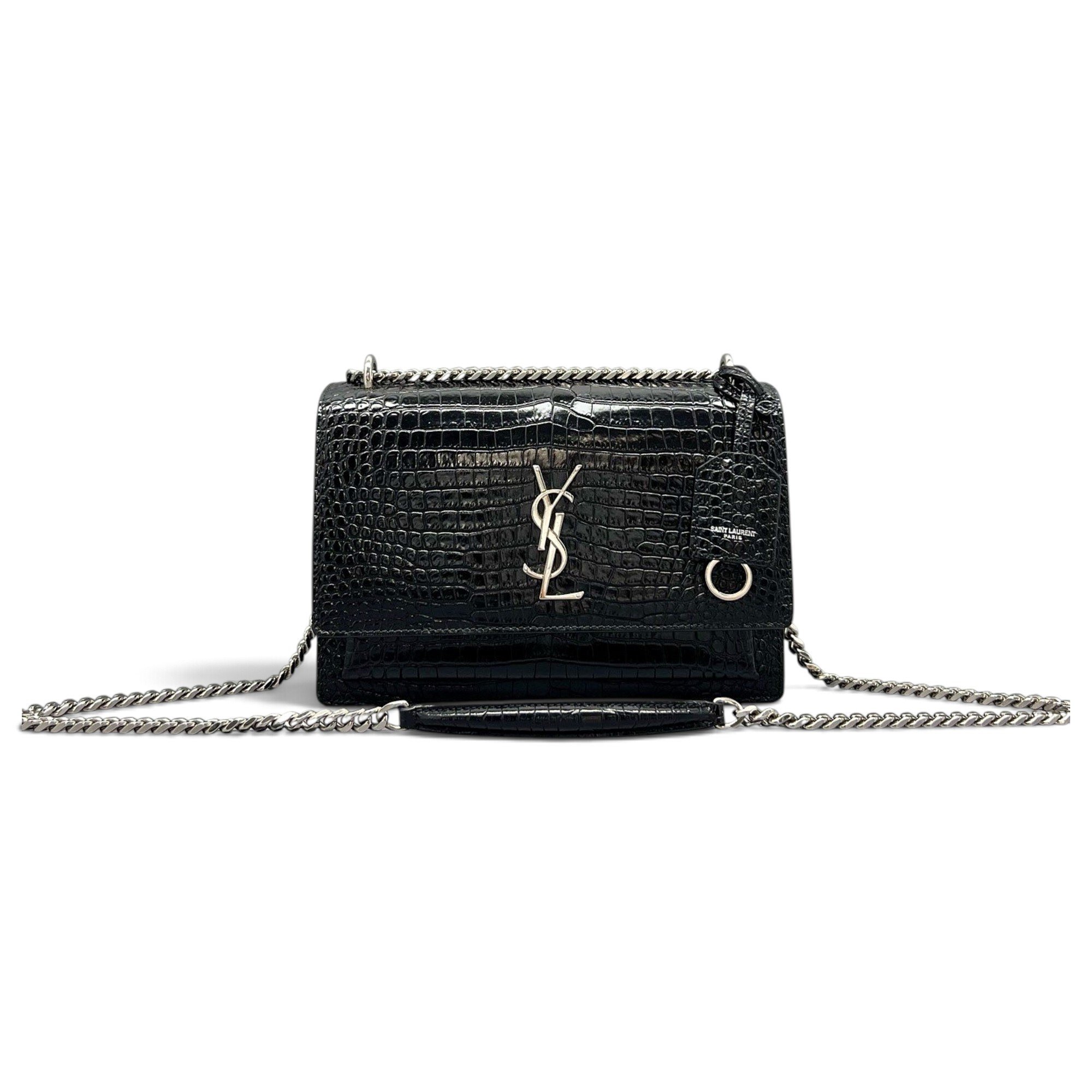 Sunset leather crossbody bag