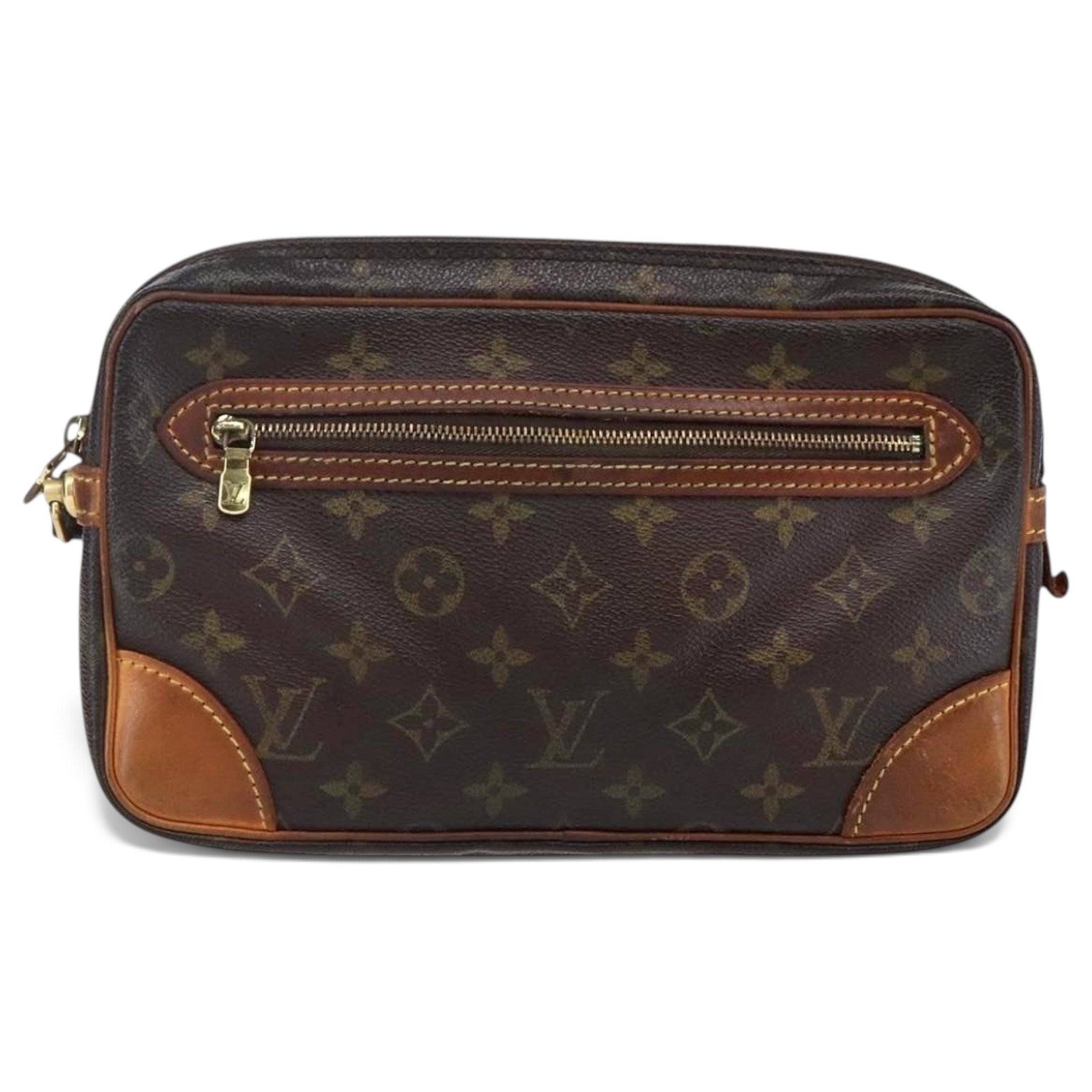Marly Dragonne leather clutch bag