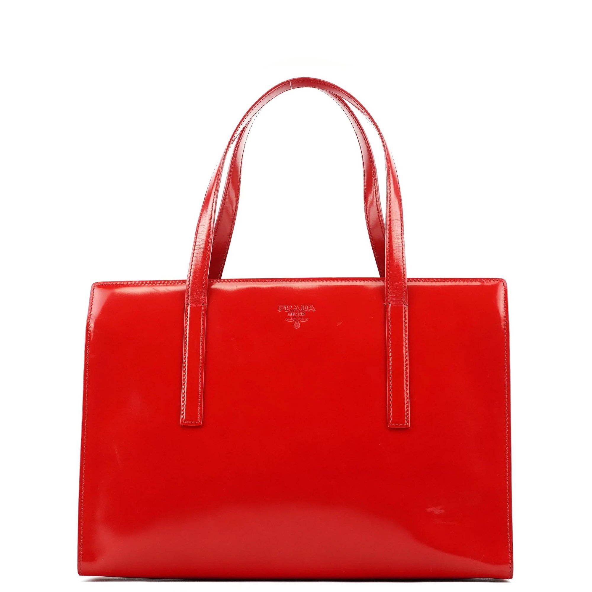 Re-Edition 1995 patent leather tote