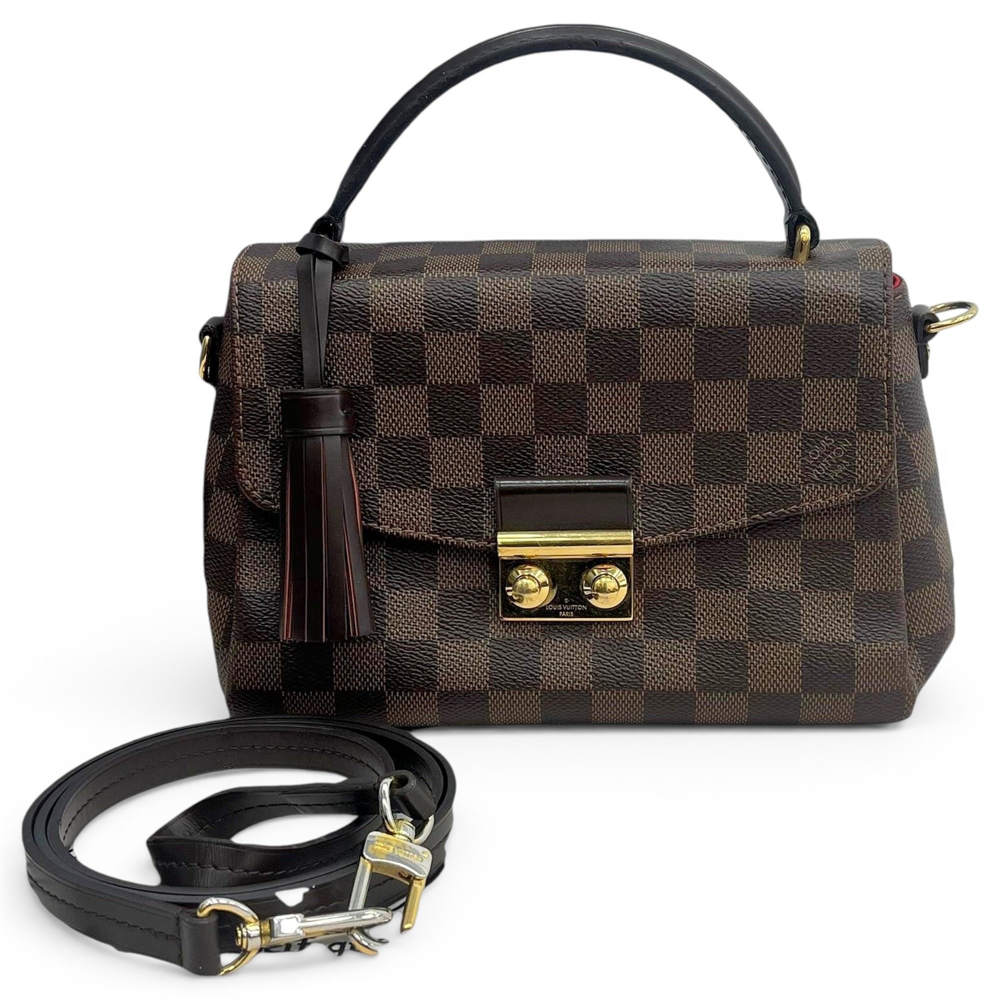 Croisette leather handbag
