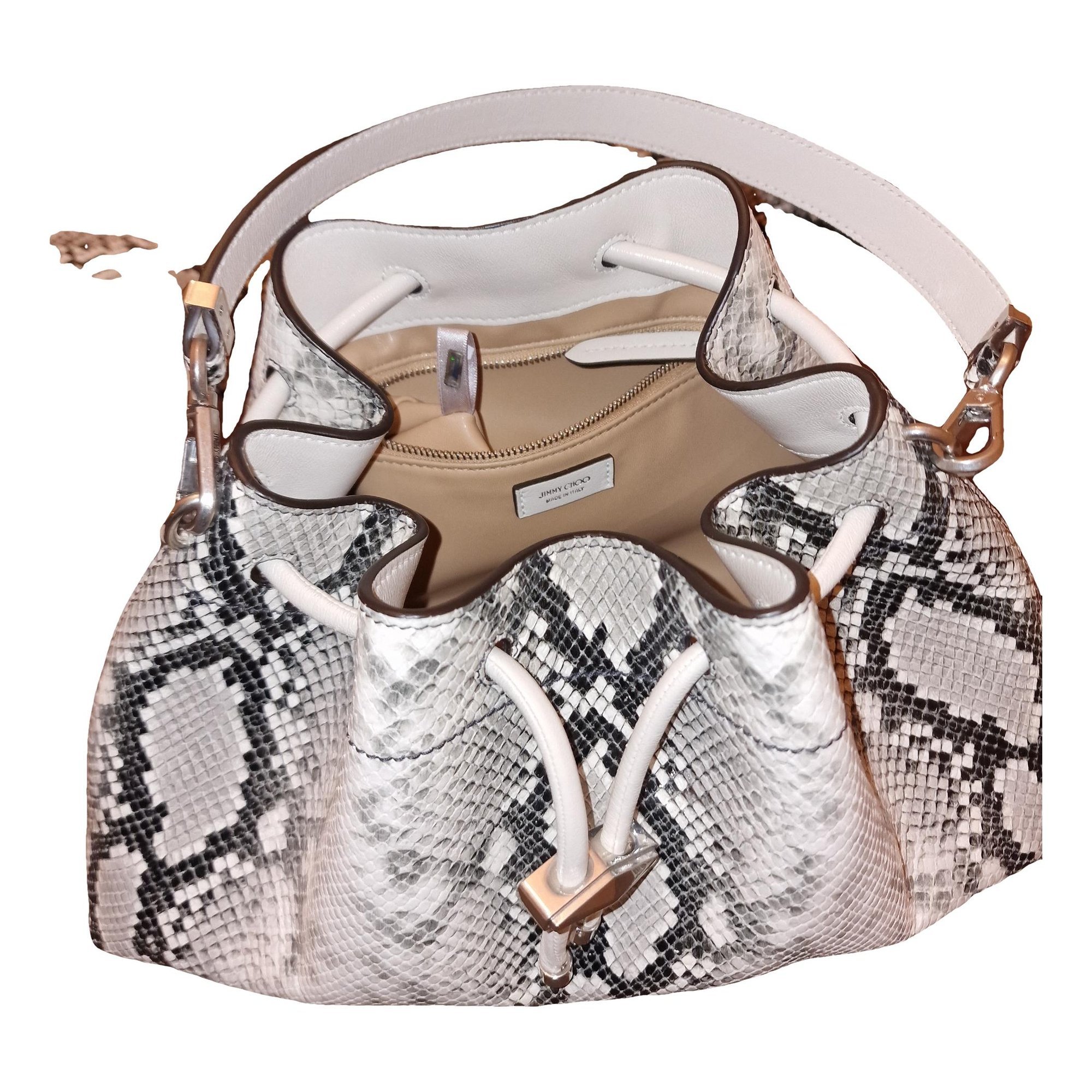 Cinch leather handbag