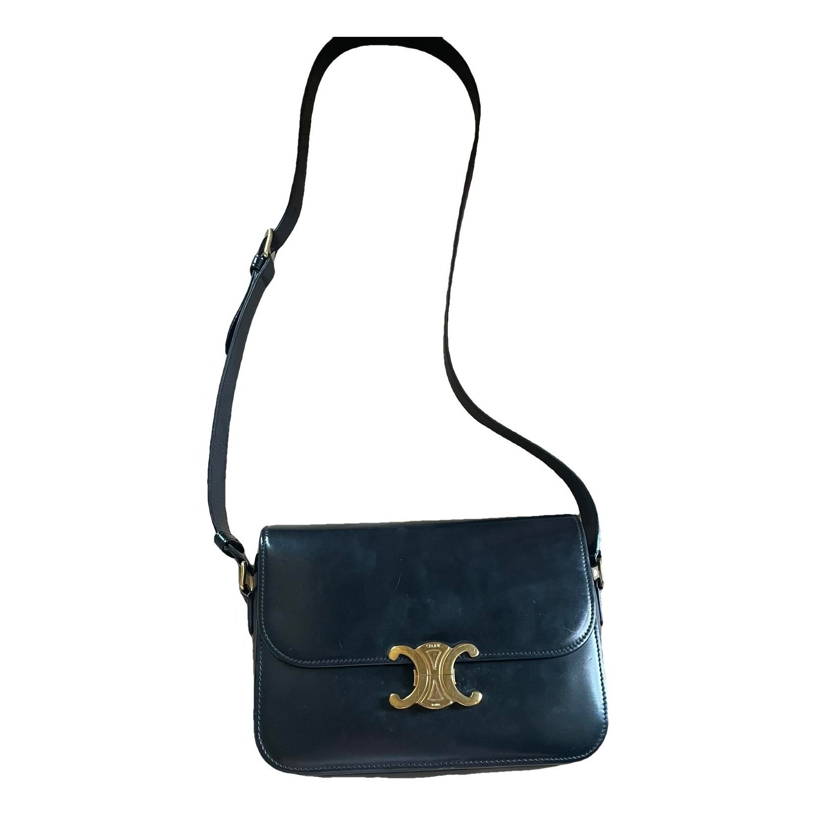 Triomphe leather handbag
