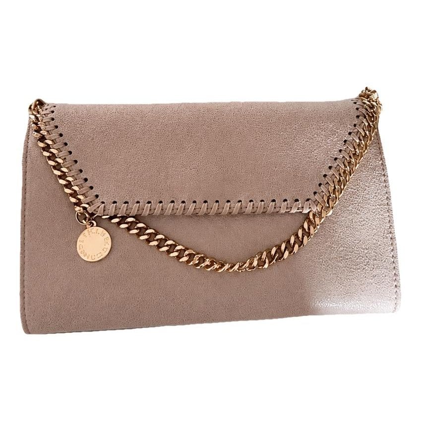 Falabella vegan leather clutch bag