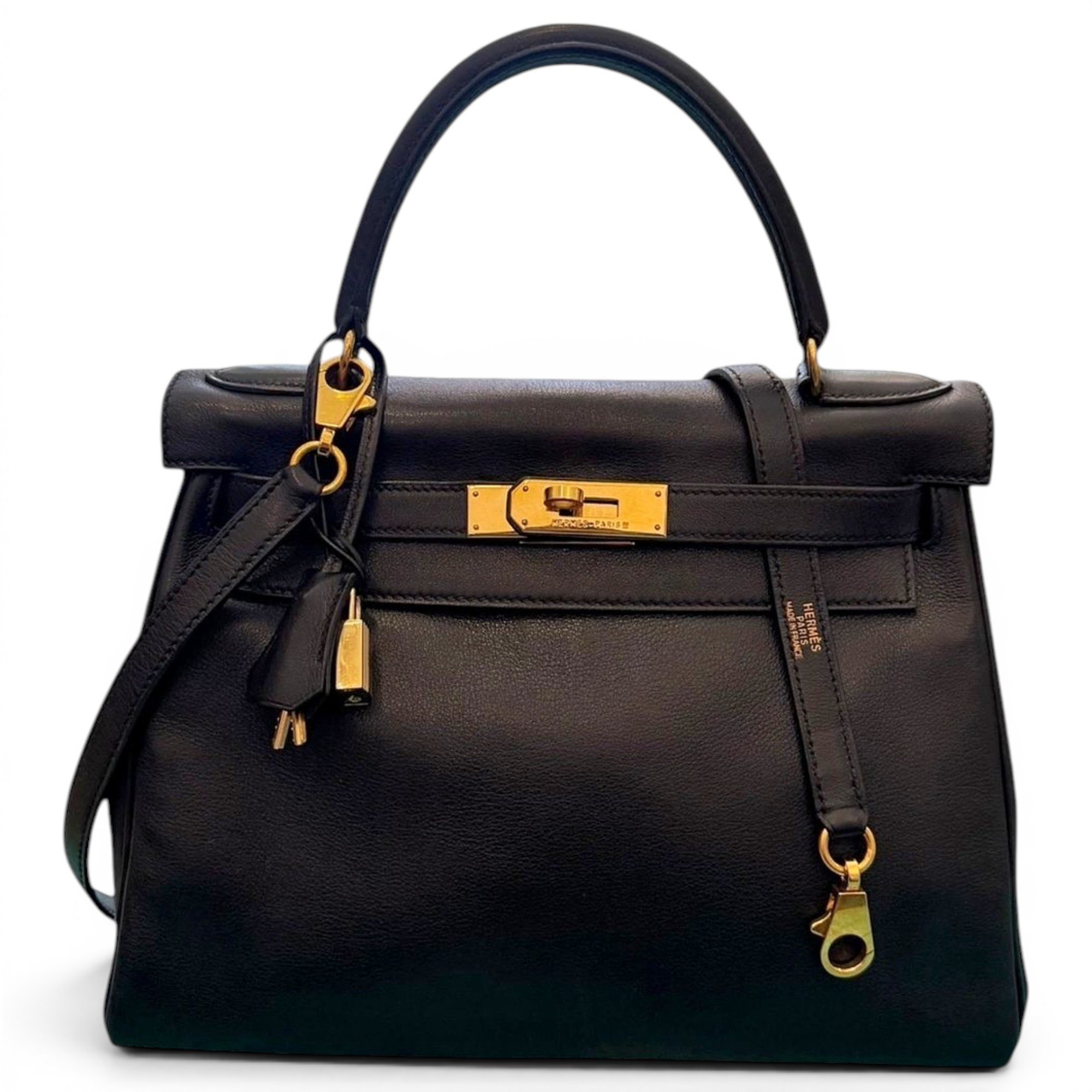 Kelly 28 leather handbag