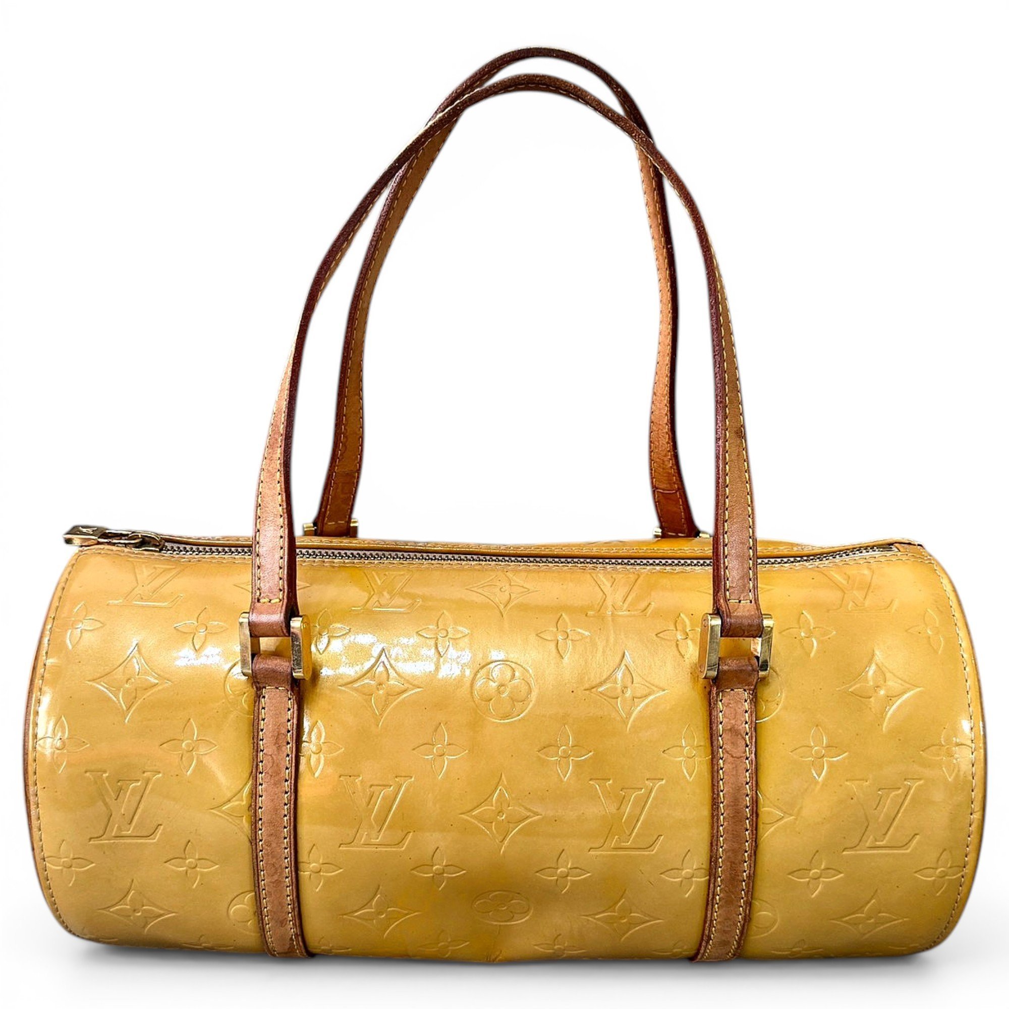 Bedford patent leather handbag