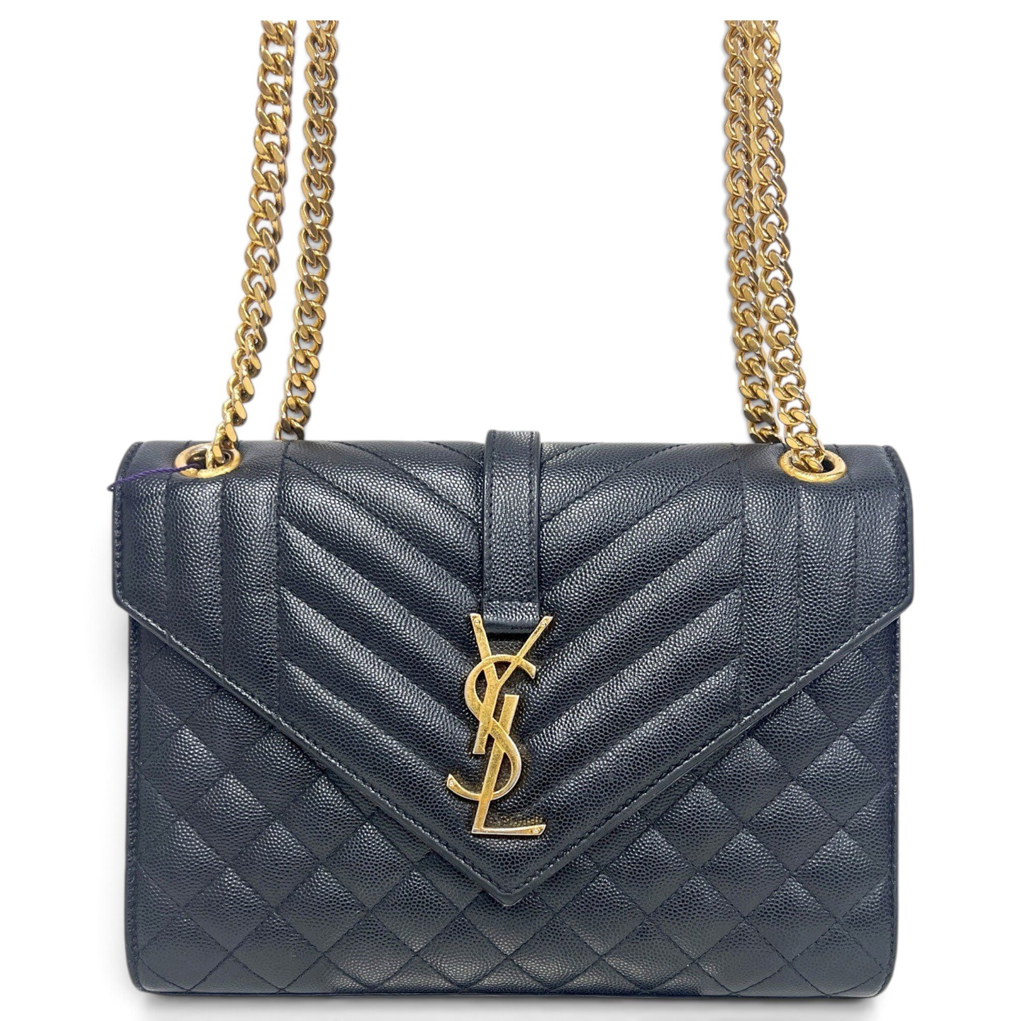 Envelope leather crossbody bag