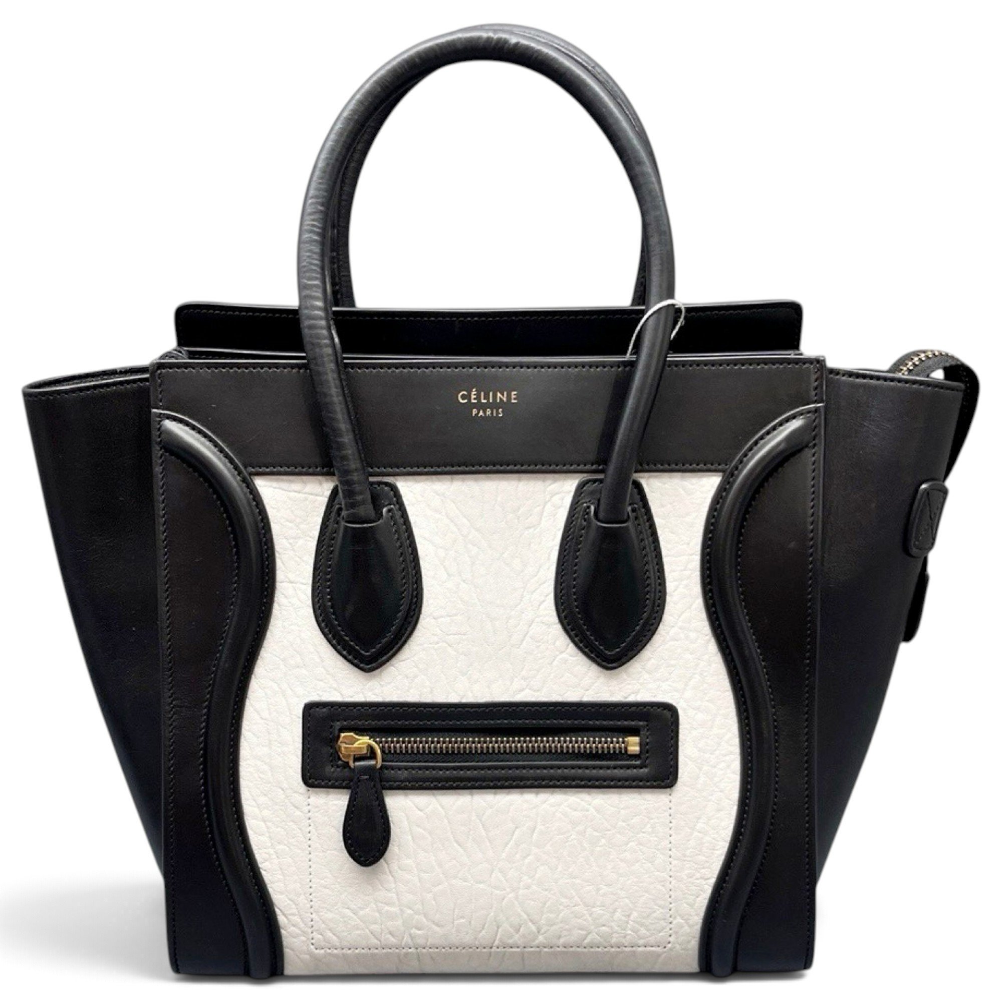 Luggage leather tote