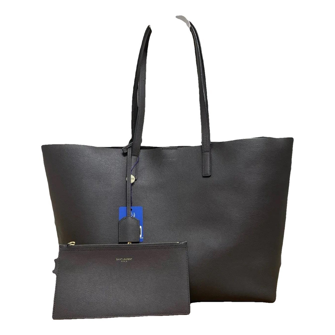 Shopping leather handbag