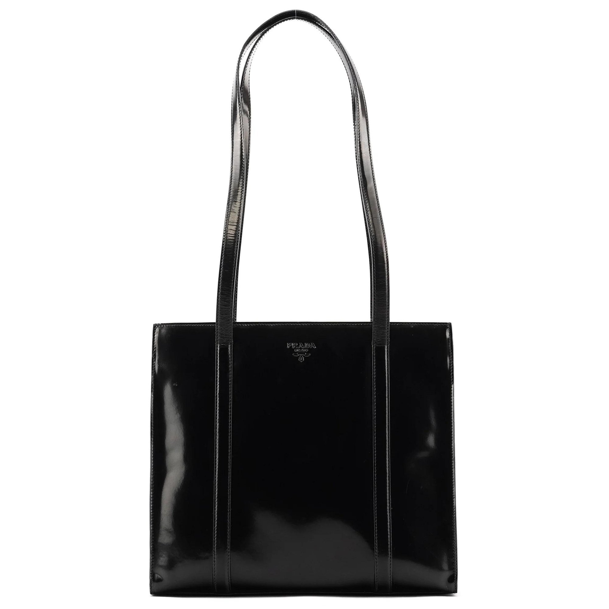 Re-Edition 1995 patent leather tote
