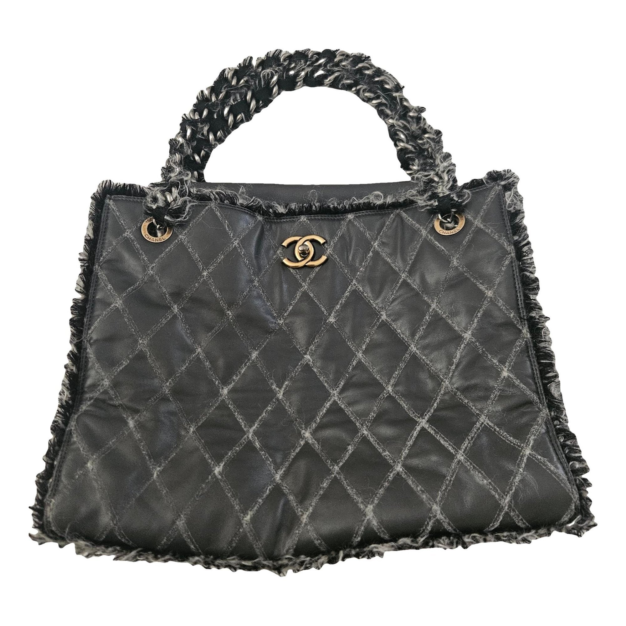 Leather tote