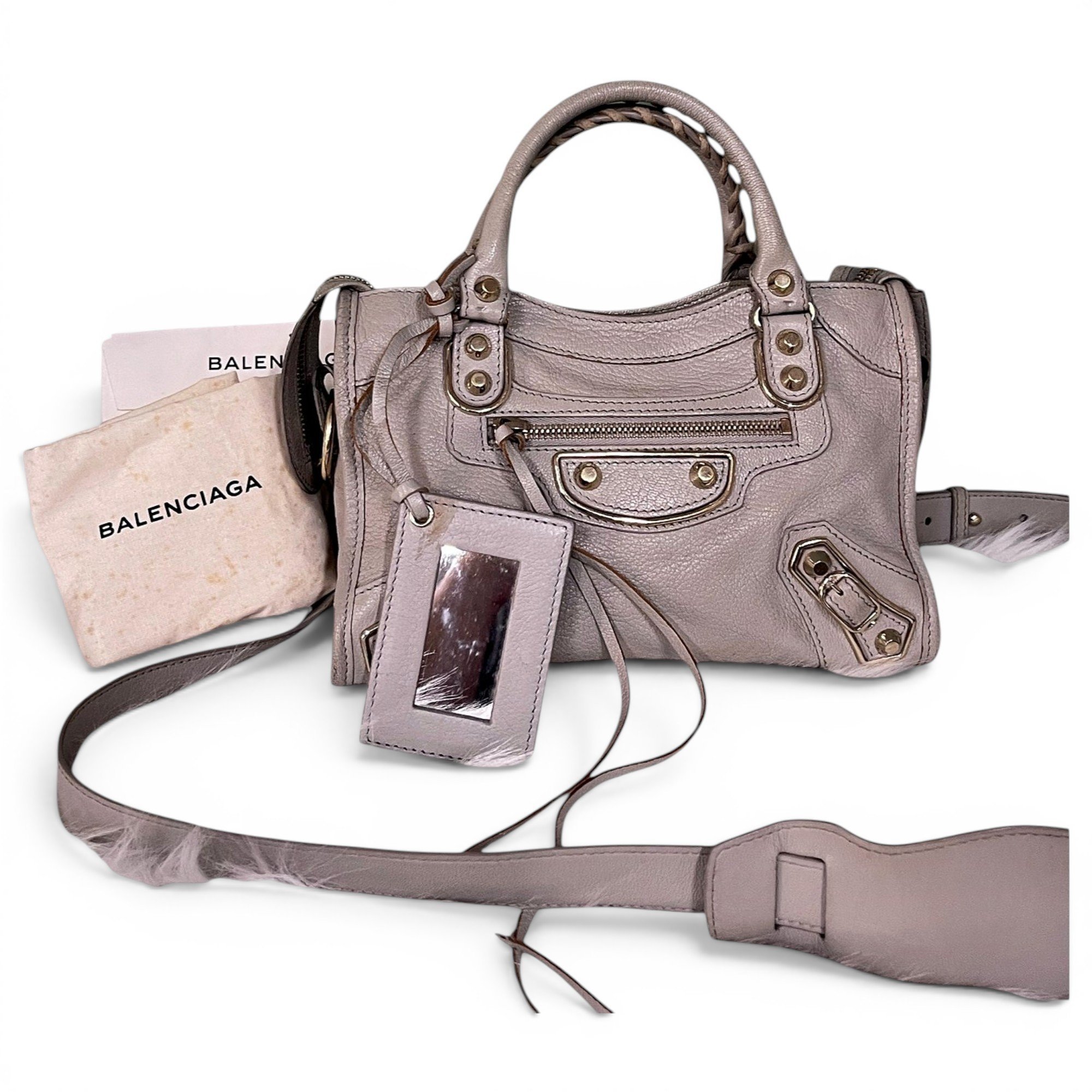 Leather handbag