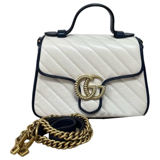 GG Marmont Flap leather handbag