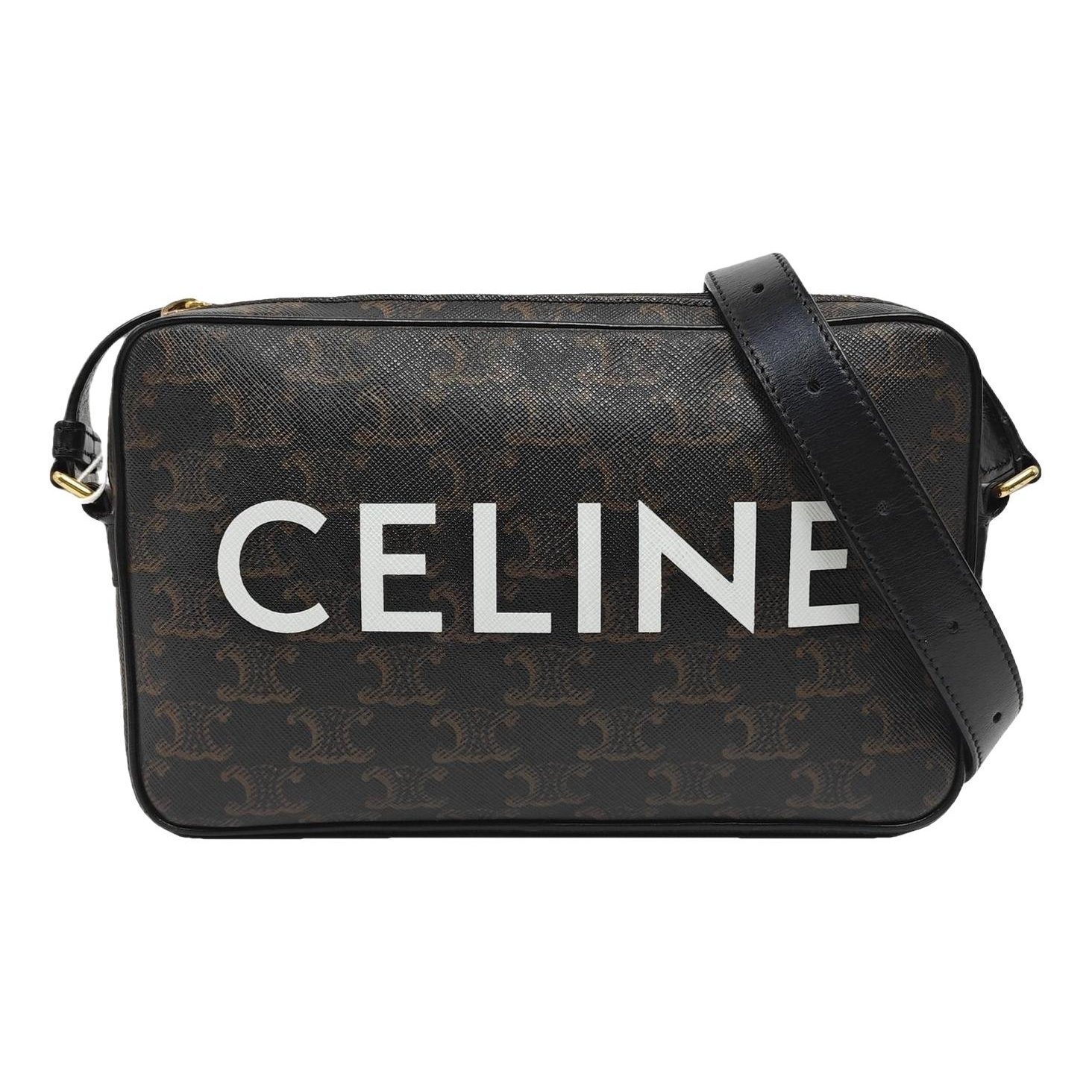 Triomphe leather handbag
