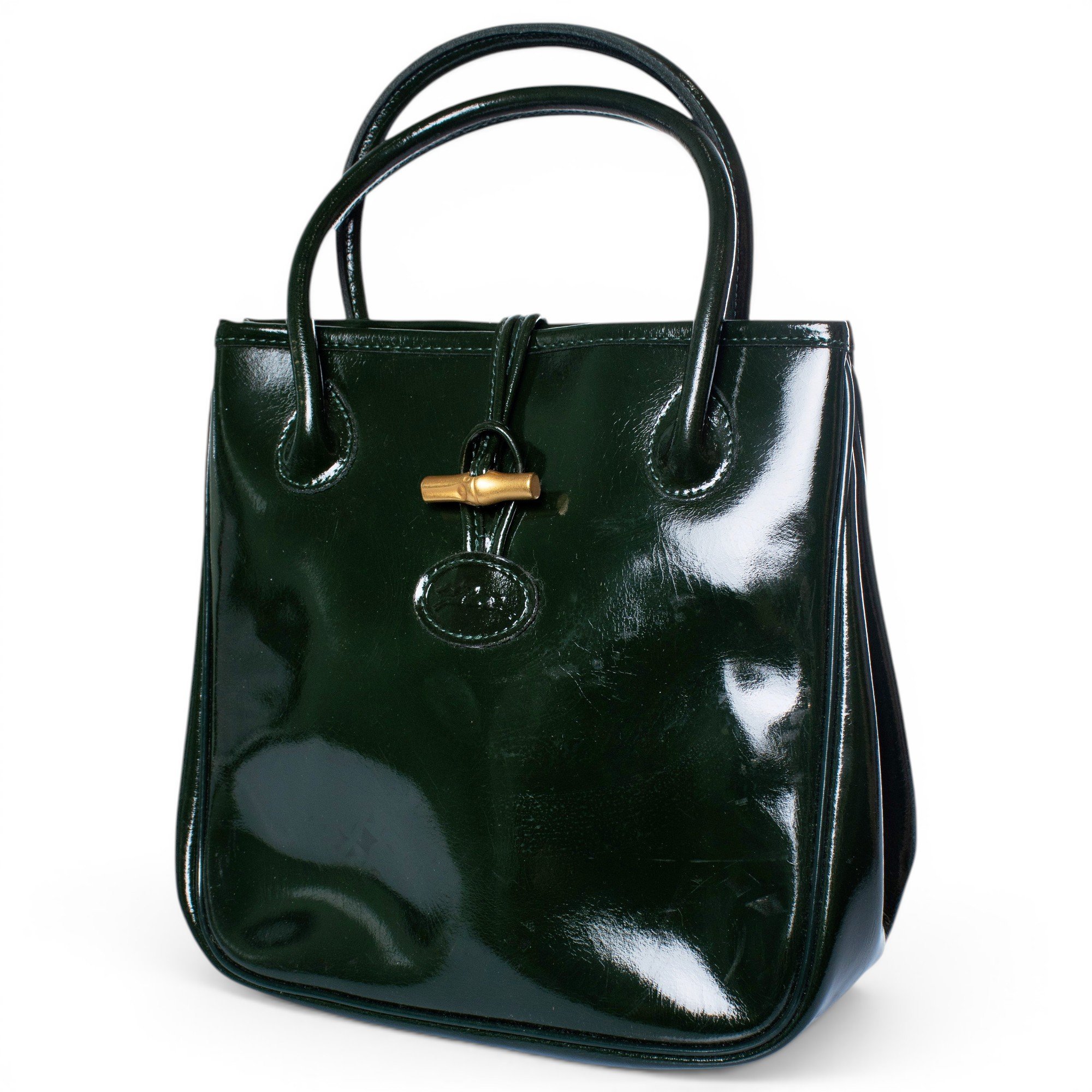 Longchamp Patent leather handbag