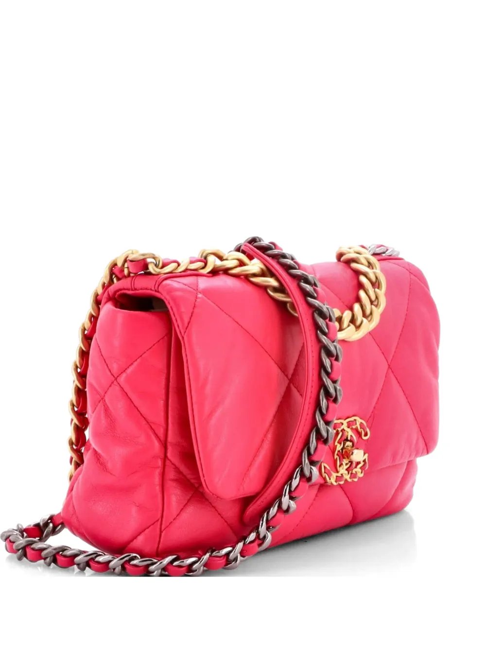 19 Flap Bag Quilted Leather Medium crossbody bag