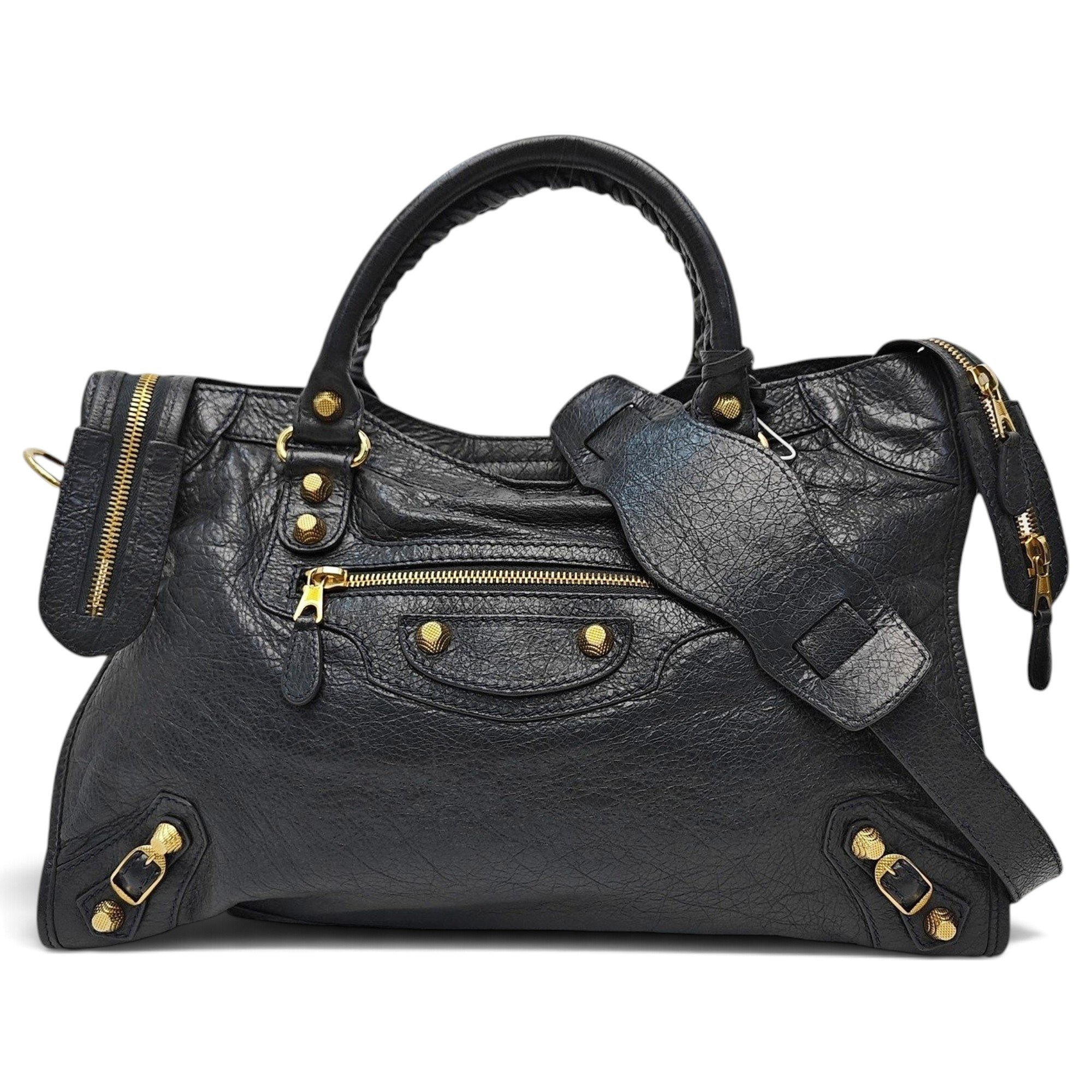 Leather handbag