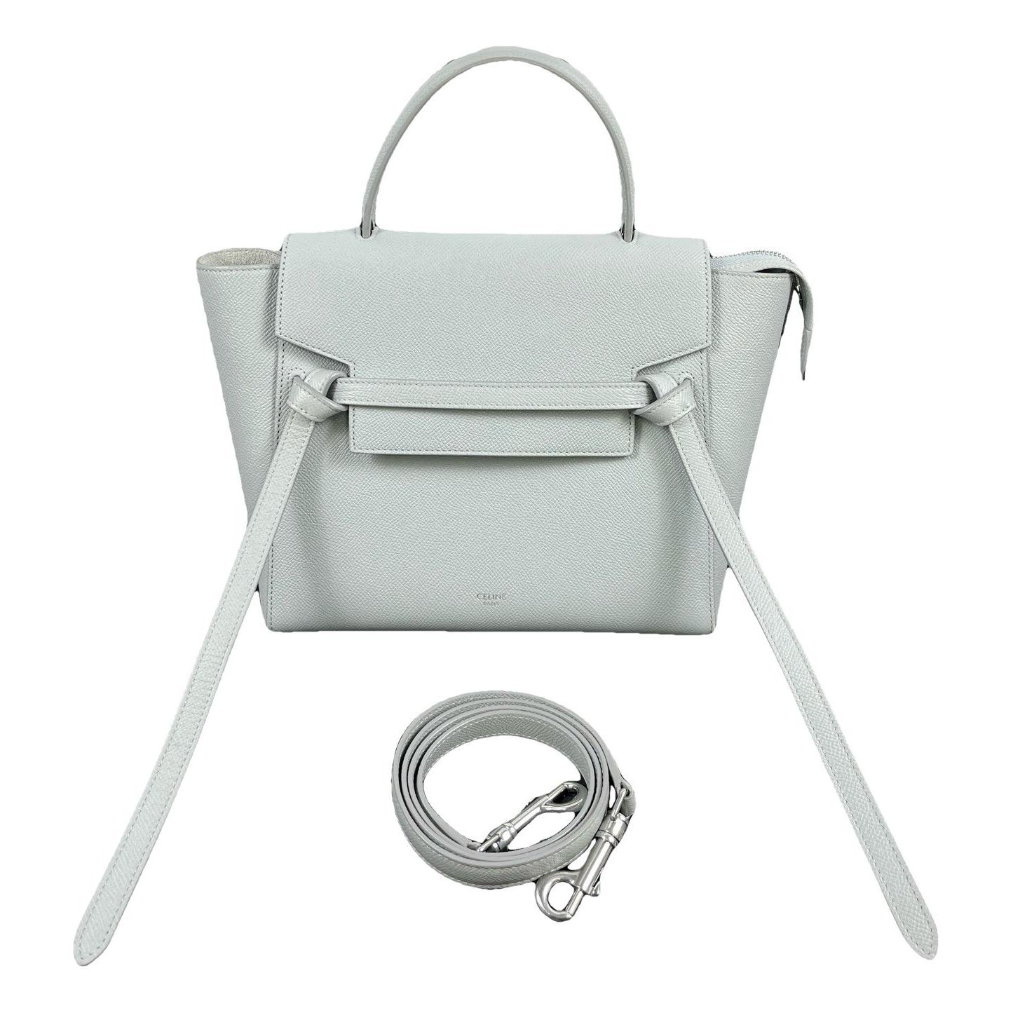 Belt leather handbag