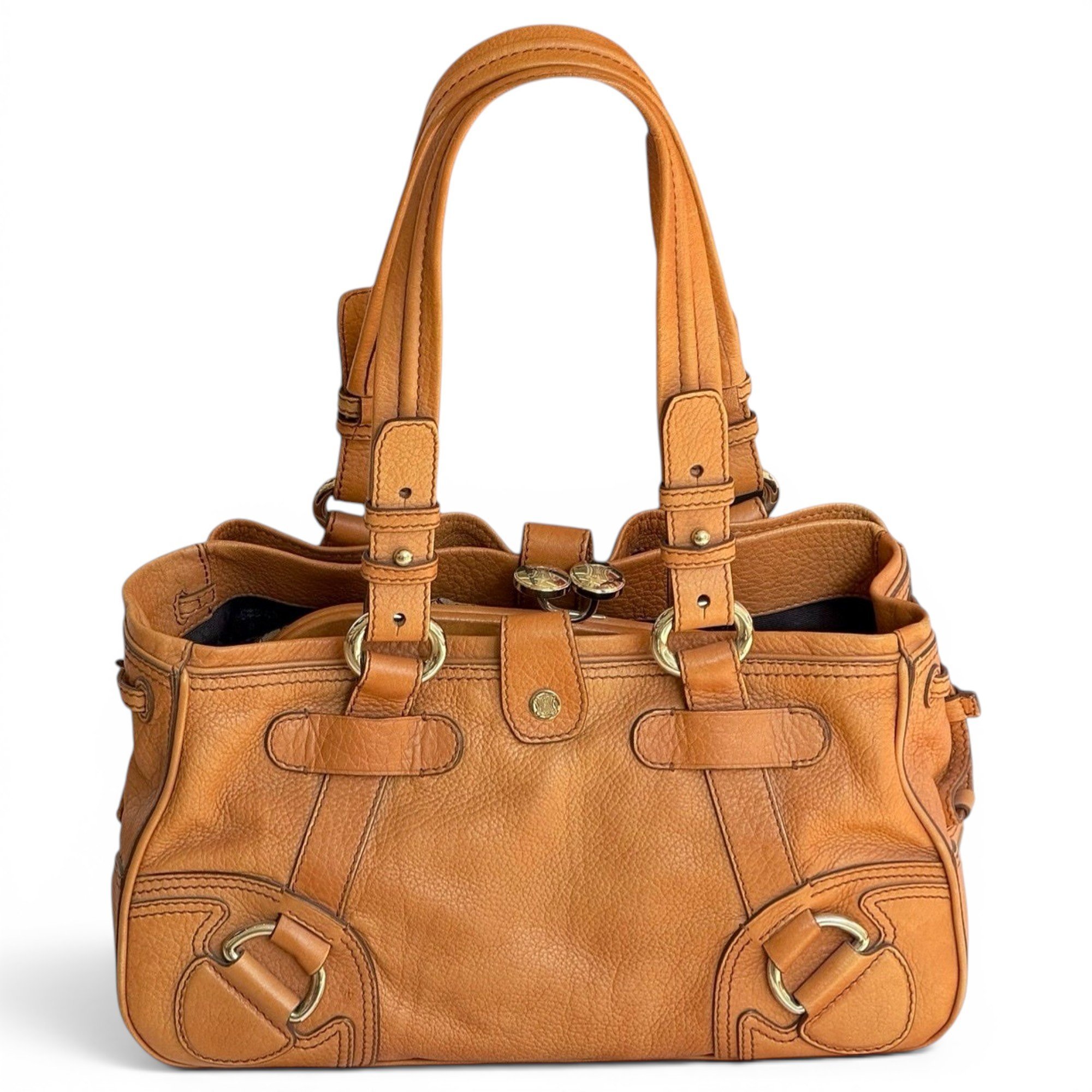 Leather handbag