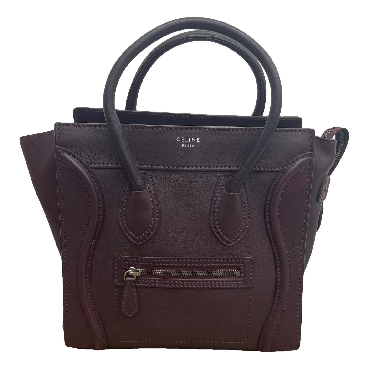 Luggage leather handbag