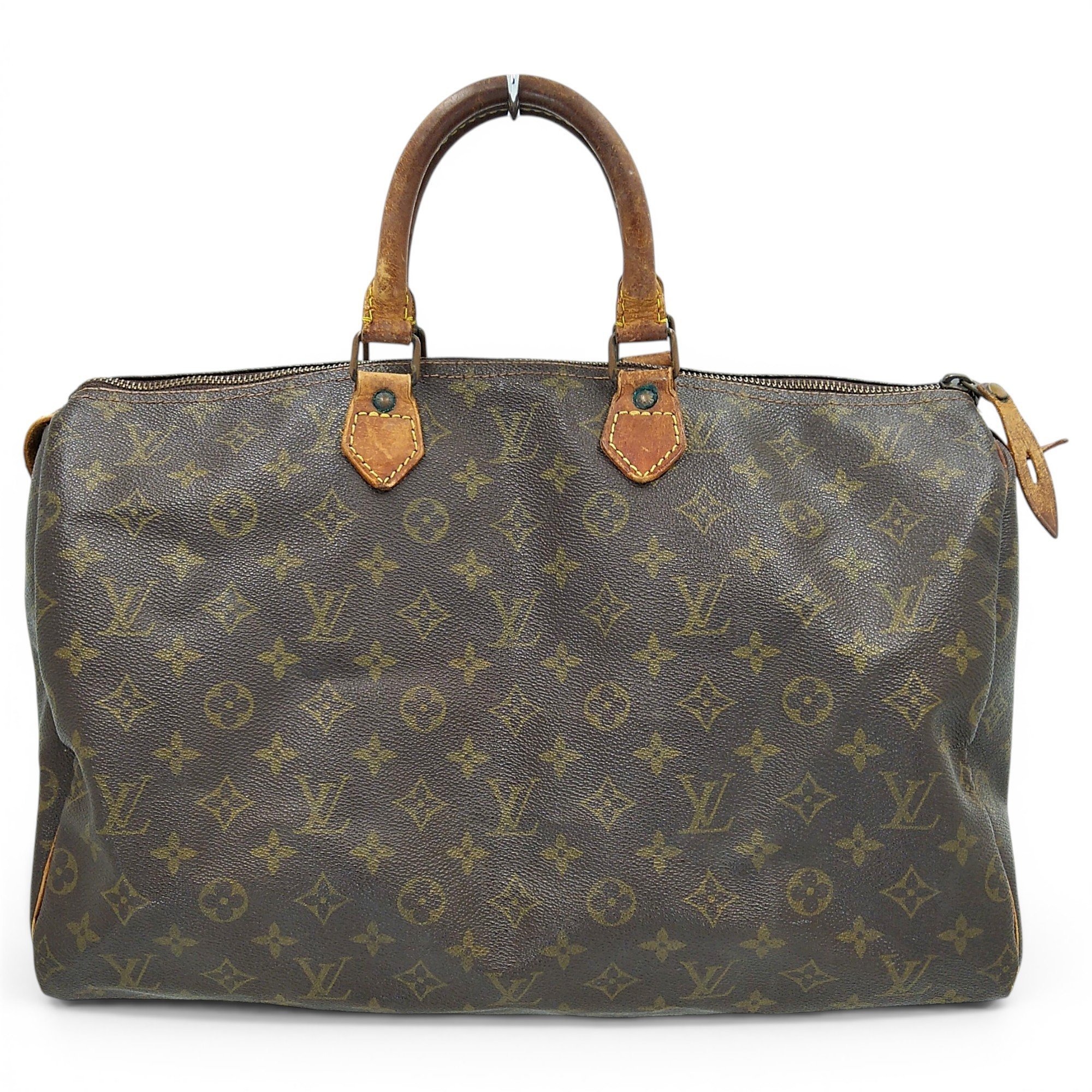 Speedy leather handbag