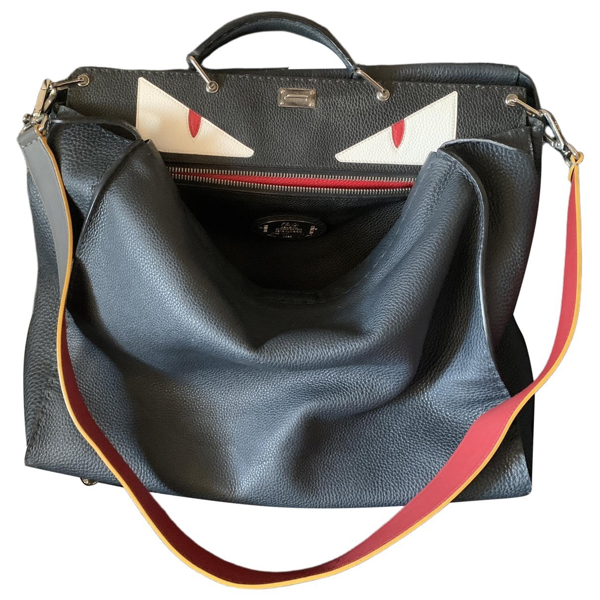 Peekaboo leather handbag